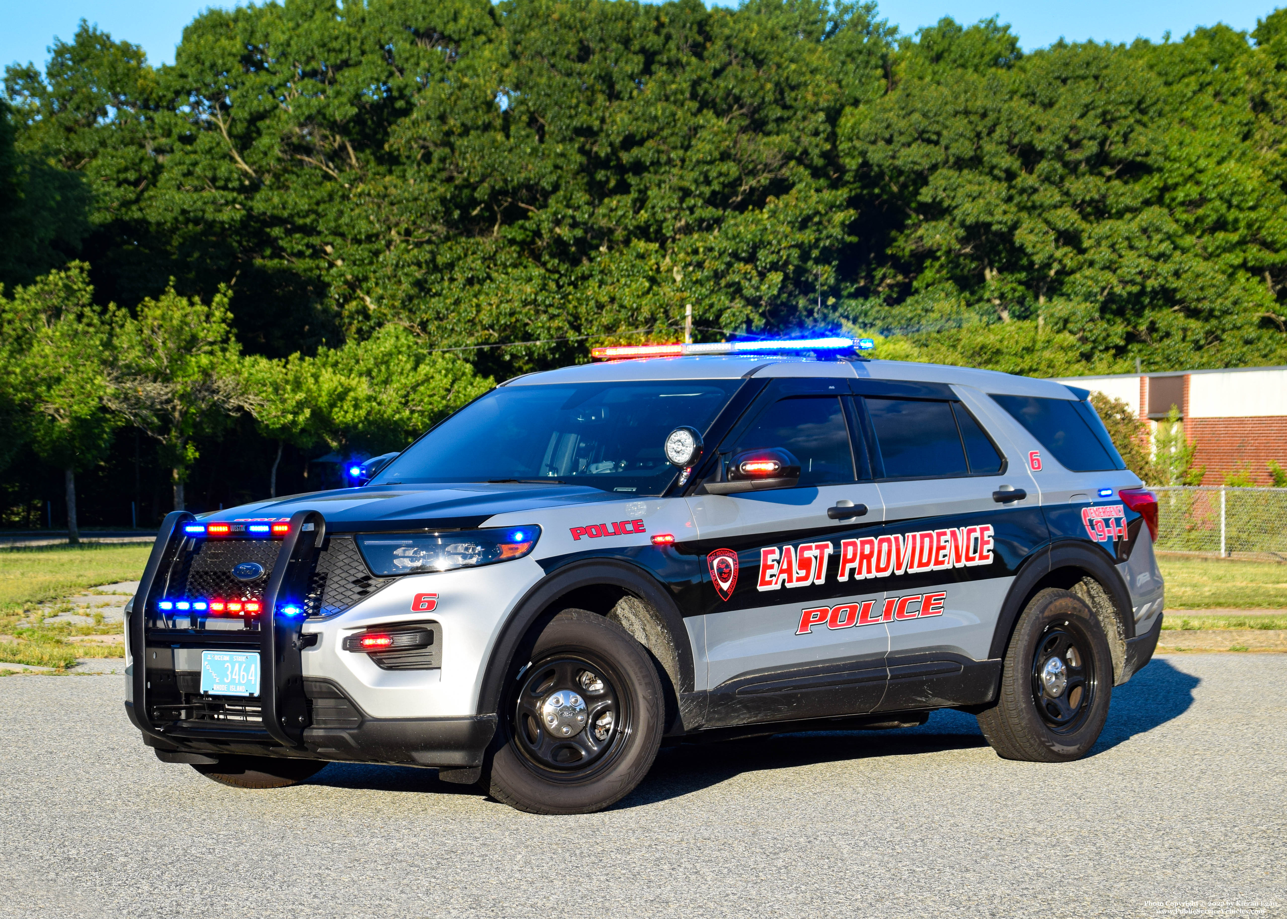 A photo  of East Providence Police
            Car 6, a 2021 Ford Police Interceptor Utility             taken by Kieran Egan