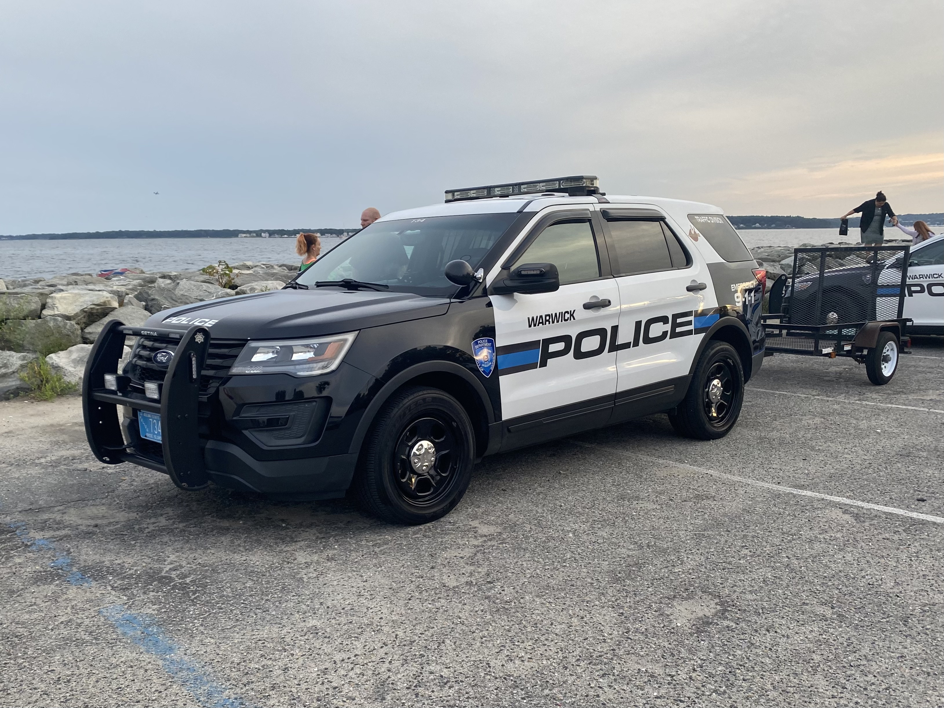 A photo  of Warwick Police
            Cruiser T-34, a 2016 Ford Police Interceptor Utility             taken by @riemergencyvehicles