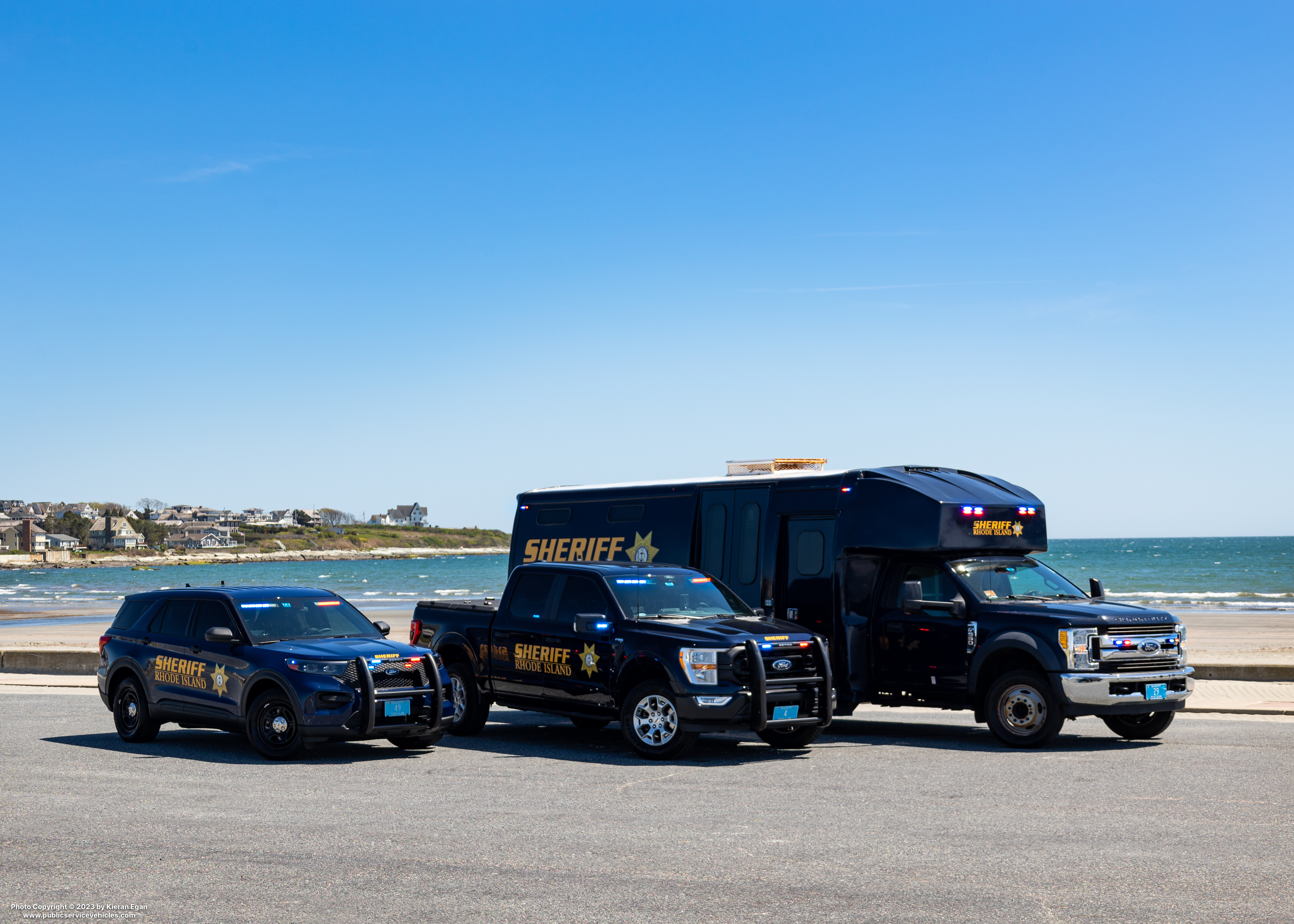 A photo  of Rhode Island Division of Sheriffs
            Cruiser 49, a 2022 Ford Police Interceptor Utility             taken by Kieran Egan