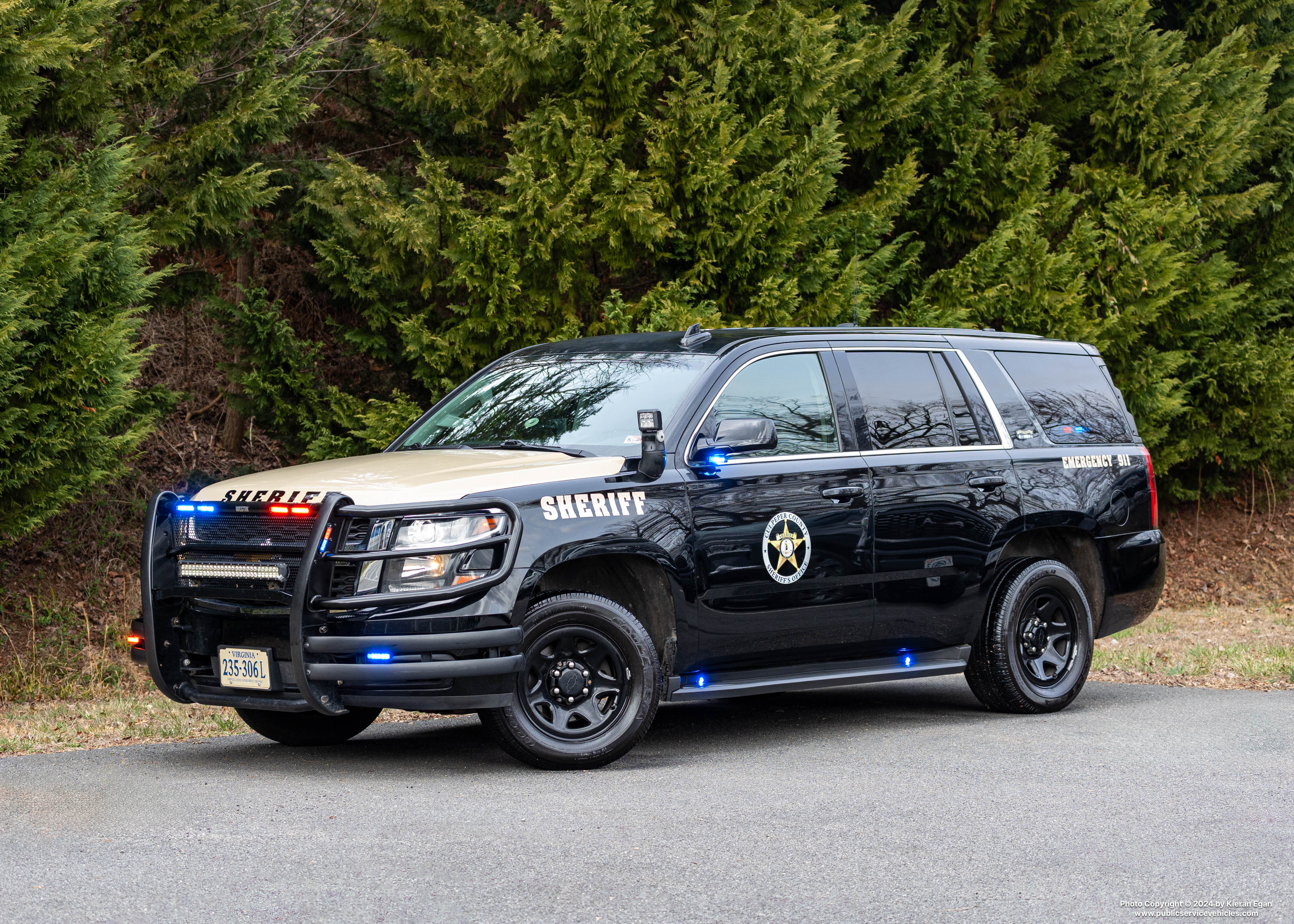 A photo  of Culpeper County Sheriff
            Cruiser 16-02, a 2016 Chevrolet Tahoe             taken by Kieran Egan