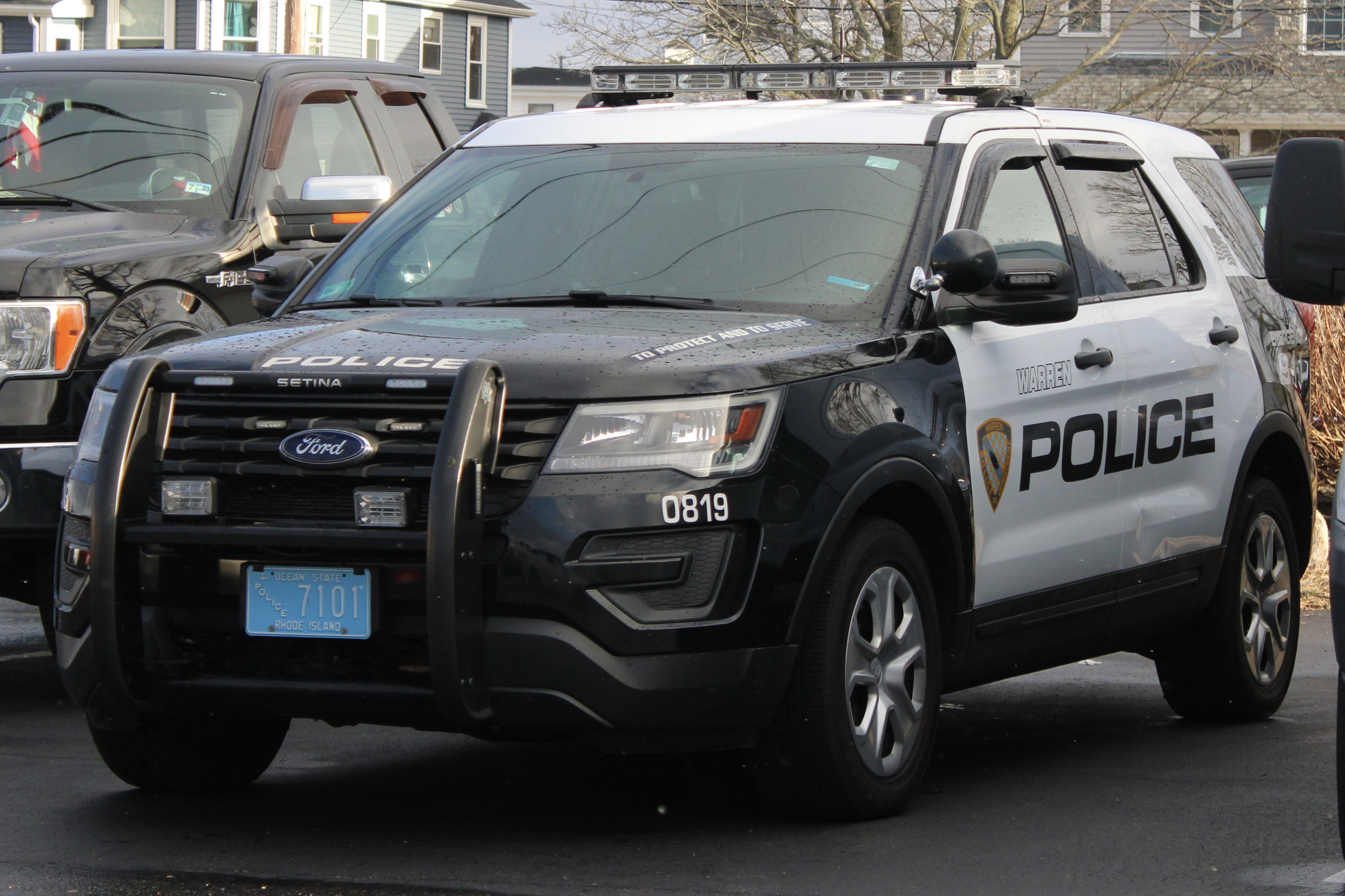 A photo  of Warren Police
            Cruiser 0819, a 2019 Ford Police Interceptor Utility             taken by @riemergencyvehicles