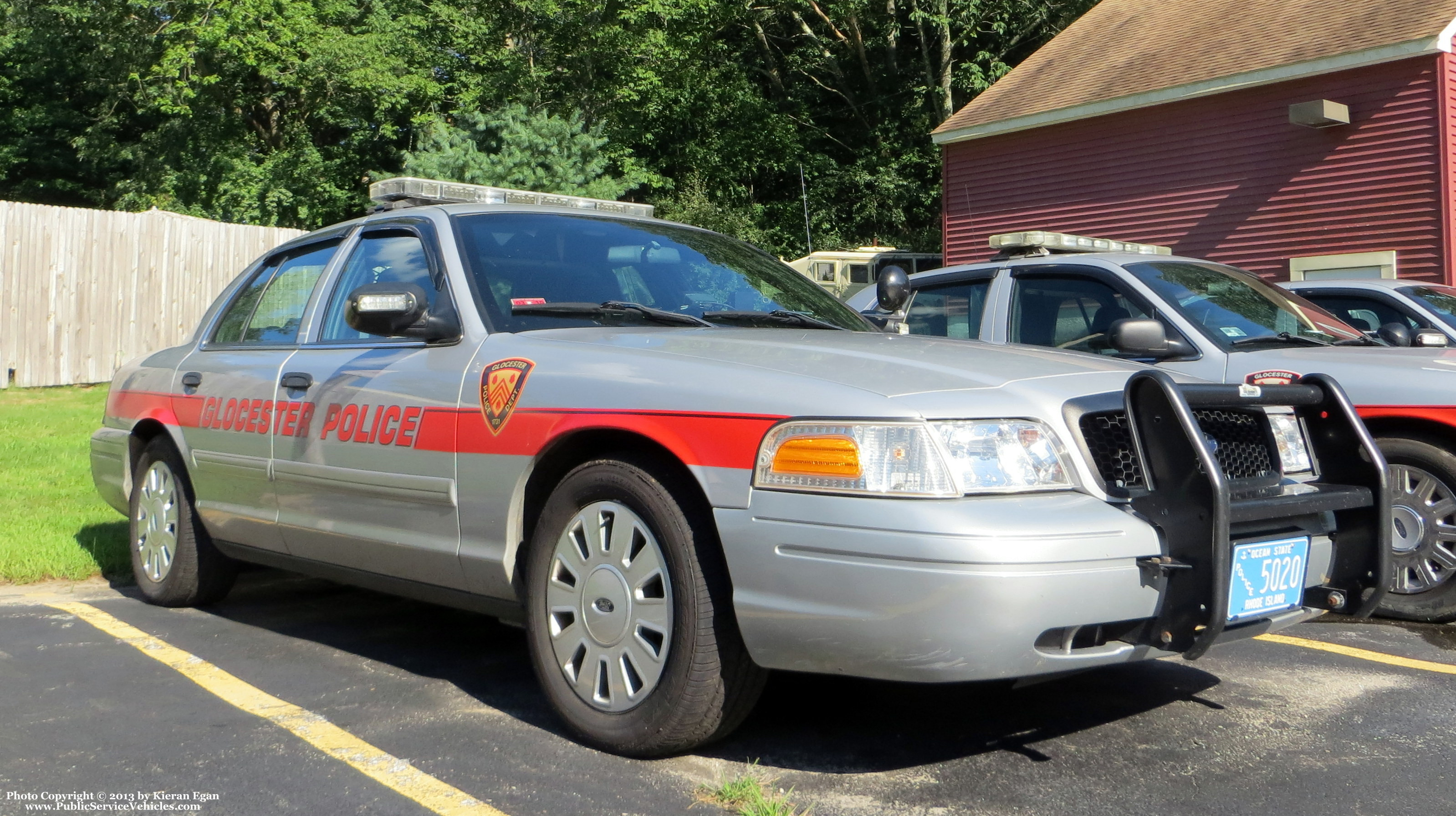 A photo  of Glocester Police
            Cruiser 5020, a 2009-2011 Ford Crown Victoria Police Interceptor             taken by Kieran Egan