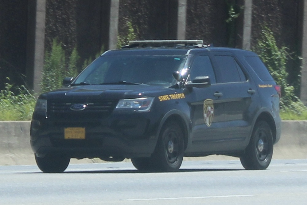 A photo  of Maryland State Police
            Patrol Unit, a 2016-2019 Ford Police Interceptor Utility             taken by @riemergencyvehicles