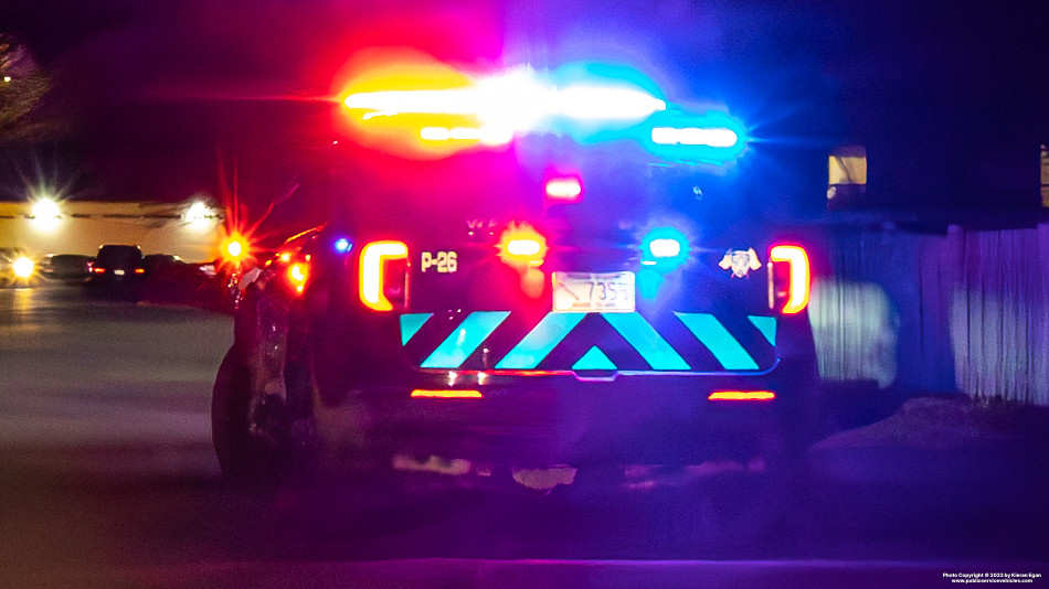 A photo  of Warwick Police
            Cruiser P-26, a 2021 Ford Police Interceptor Utility             taken by Kieran Egan