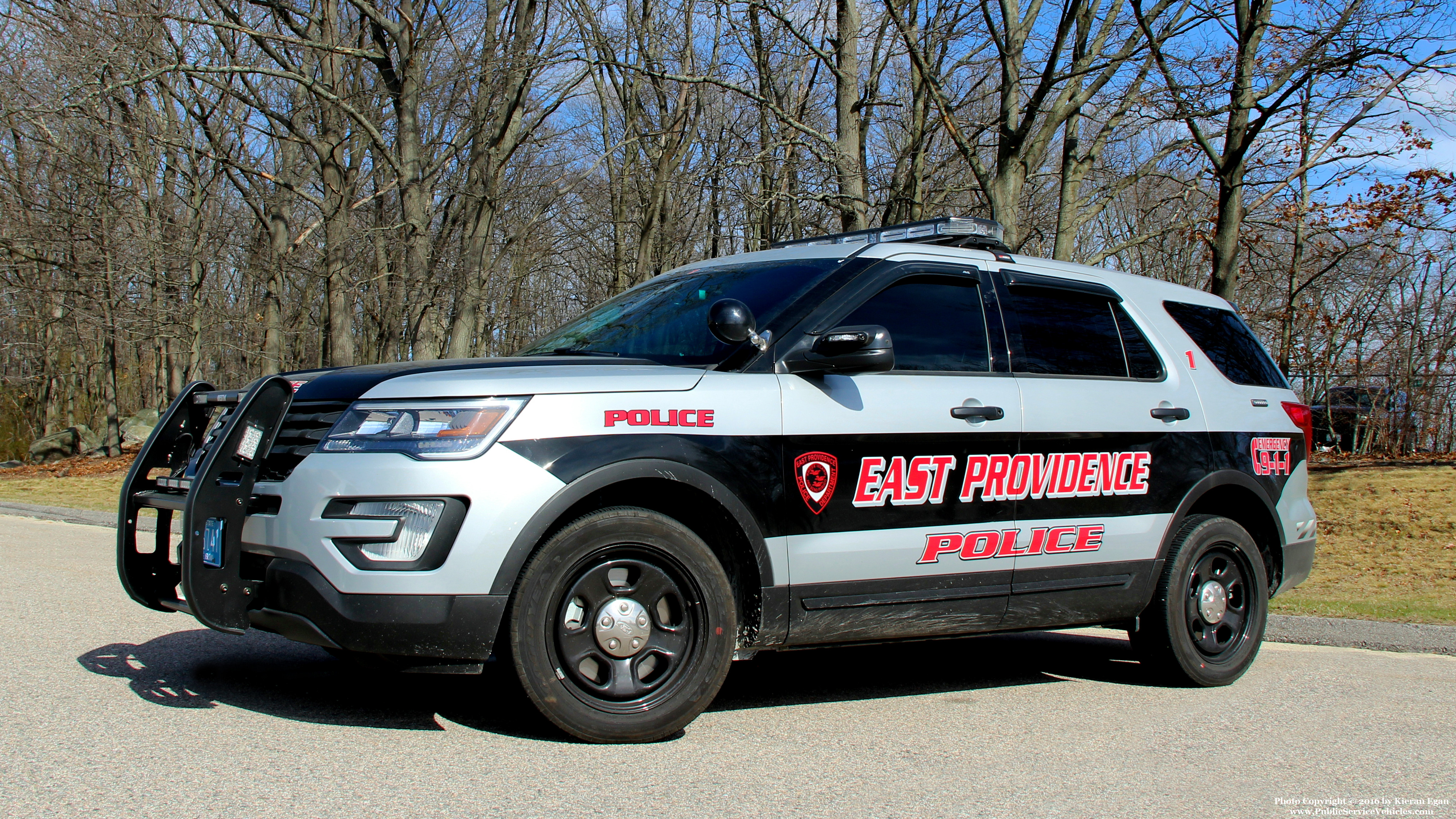 A photo  of East Providence Police
            Car 1, a 2016 Ford Police Interceptor Utility             taken by Kieran Egan