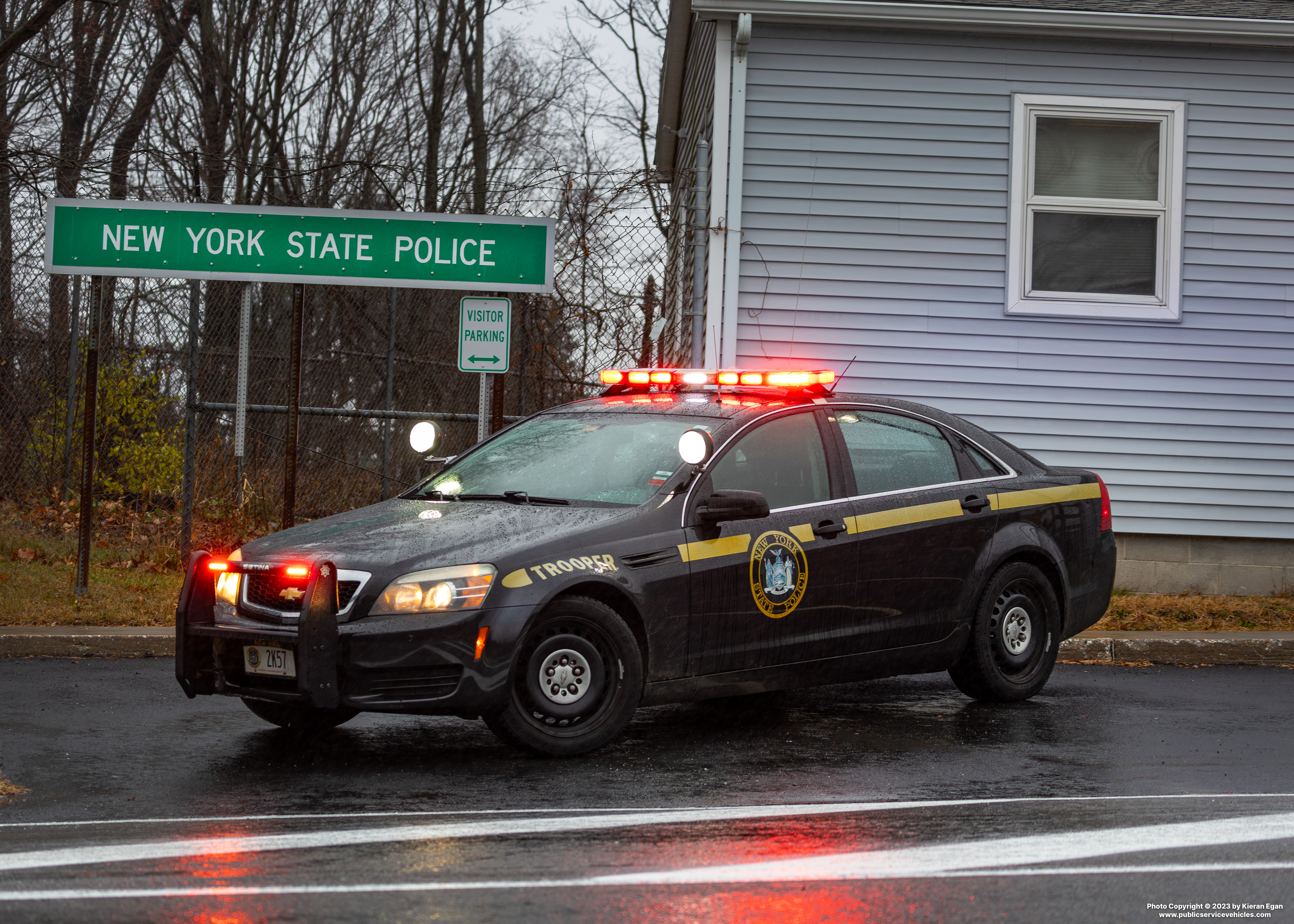 A photo  of New York State Police
            Cruiser 2K57, a 2014 Chevrolet Caprice             taken by Kieran Egan