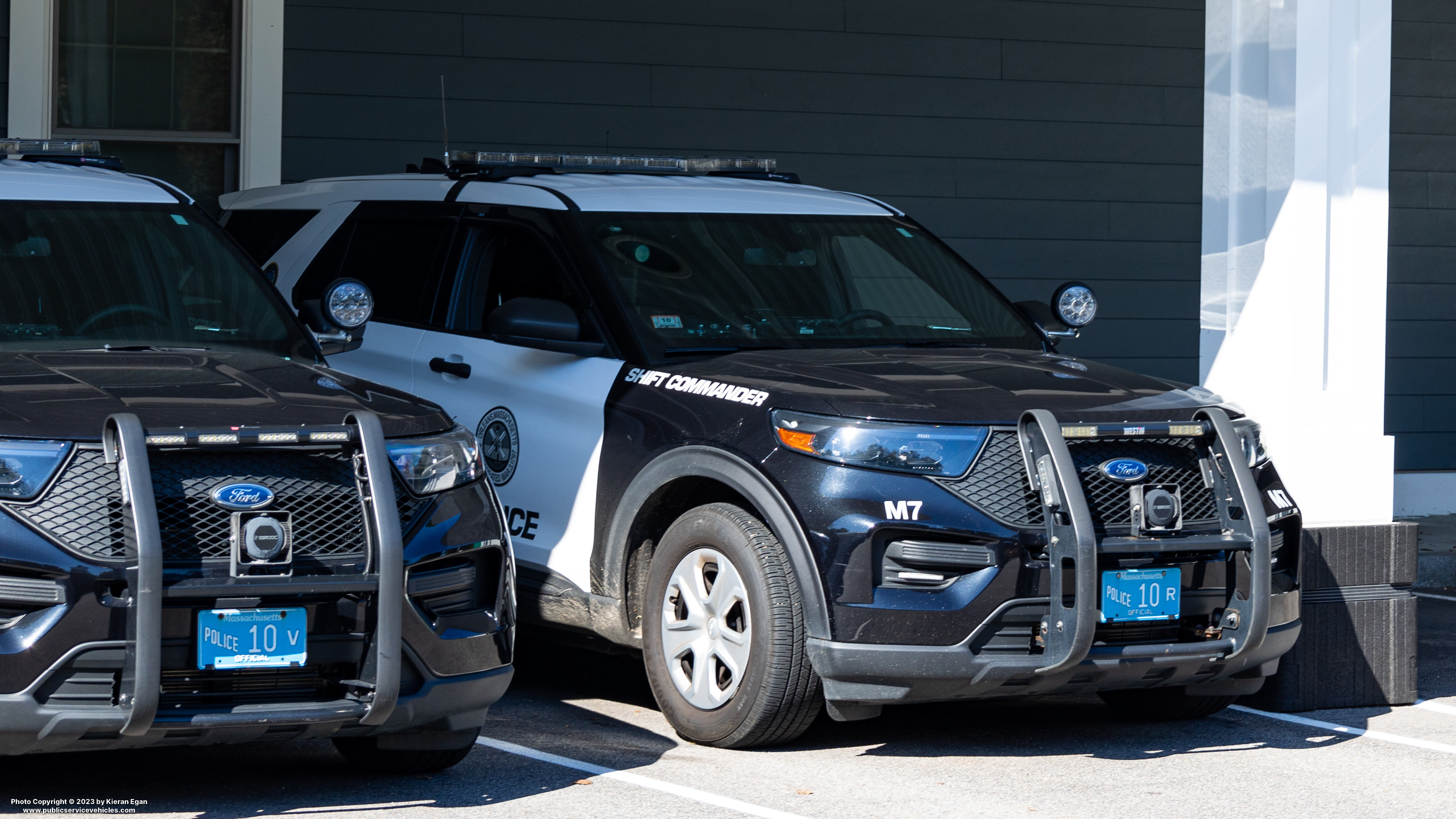 A photo  of Orleans Police
            Cruiser M7, a 2021 Ford Police Interceptor Utility             taken by Kieran Egan