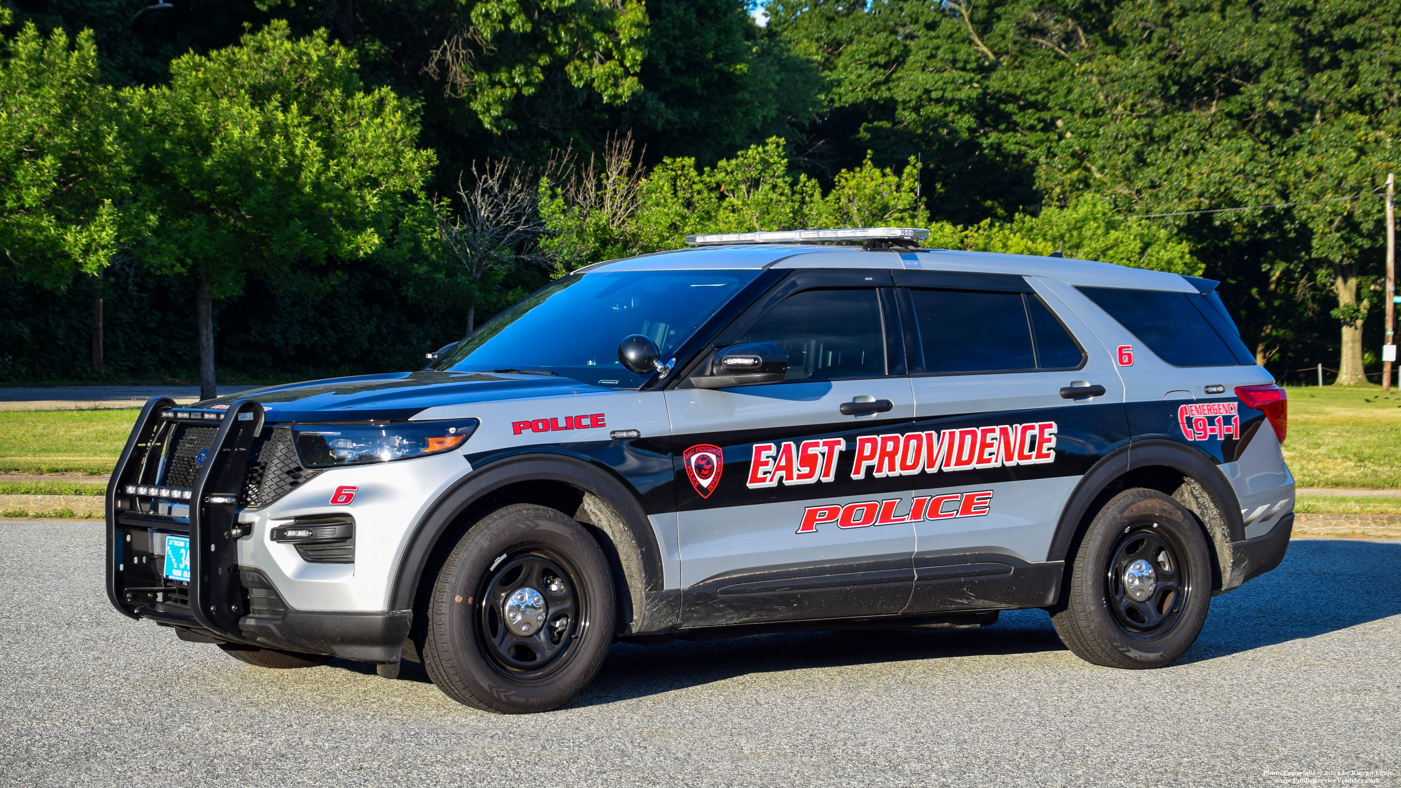 A photo  of East Providence Police
            Car 6, a 2021 Ford Police Interceptor Utility             taken by Kieran Egan