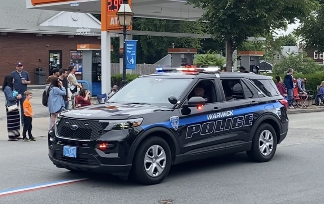 A photo  of Warwick Police
            Cruiser P-5, a 2021 Ford Police Interceptor Utility             taken by @riemergencyvehicles