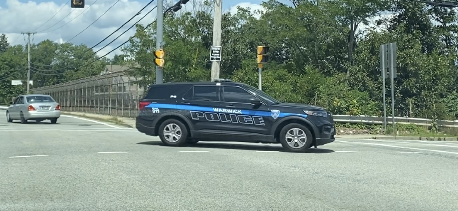 A photo  of Warwick Police
            Cruiser P-11, a 2021 Ford Police Interceptor Utility             taken by @riemergencyvehicles