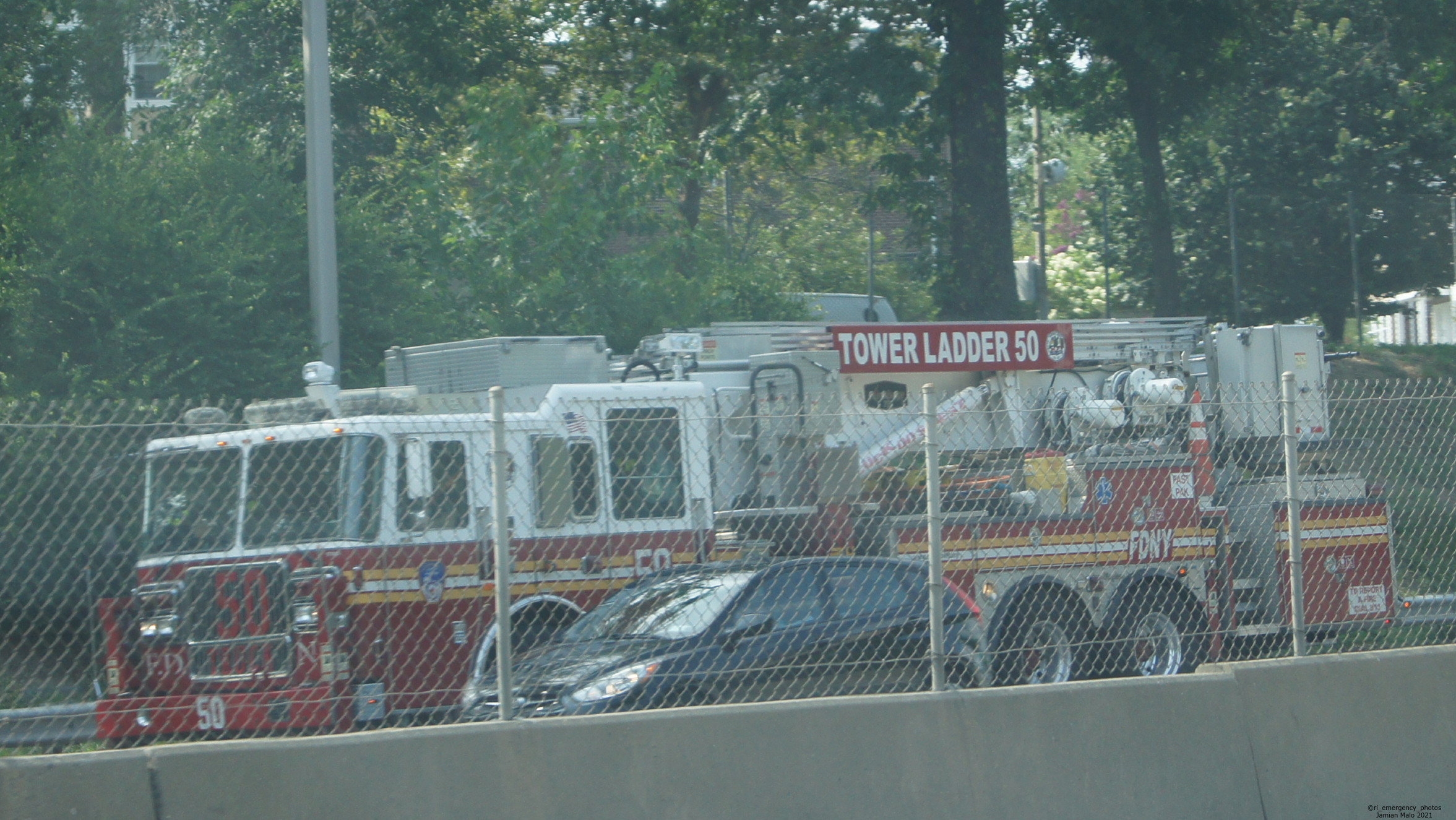 A photo  of Fire Department of the City of New York
            Tower Ladder 50, a 2010 Seagrave/Aerialscope             taken by Jamian Malo