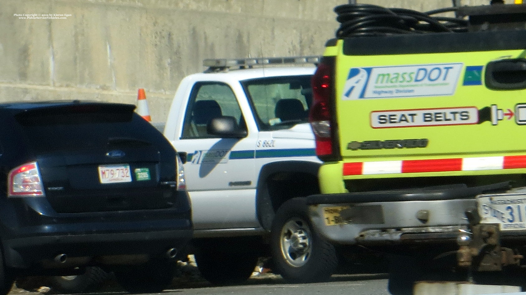 A photo  of Massachusetts Department of Transportation
            Truck S 862L, a 2006 Chevrolet Silverado             taken by Kieran Egan