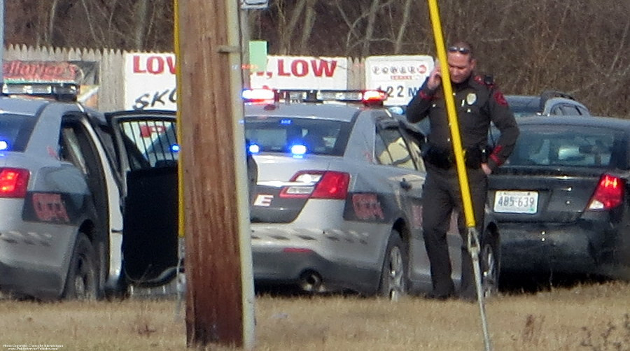 A photo  of East Providence Police
            Car 3, a 2013 Ford Police Interceptor Sedan             taken by Kieran Egan