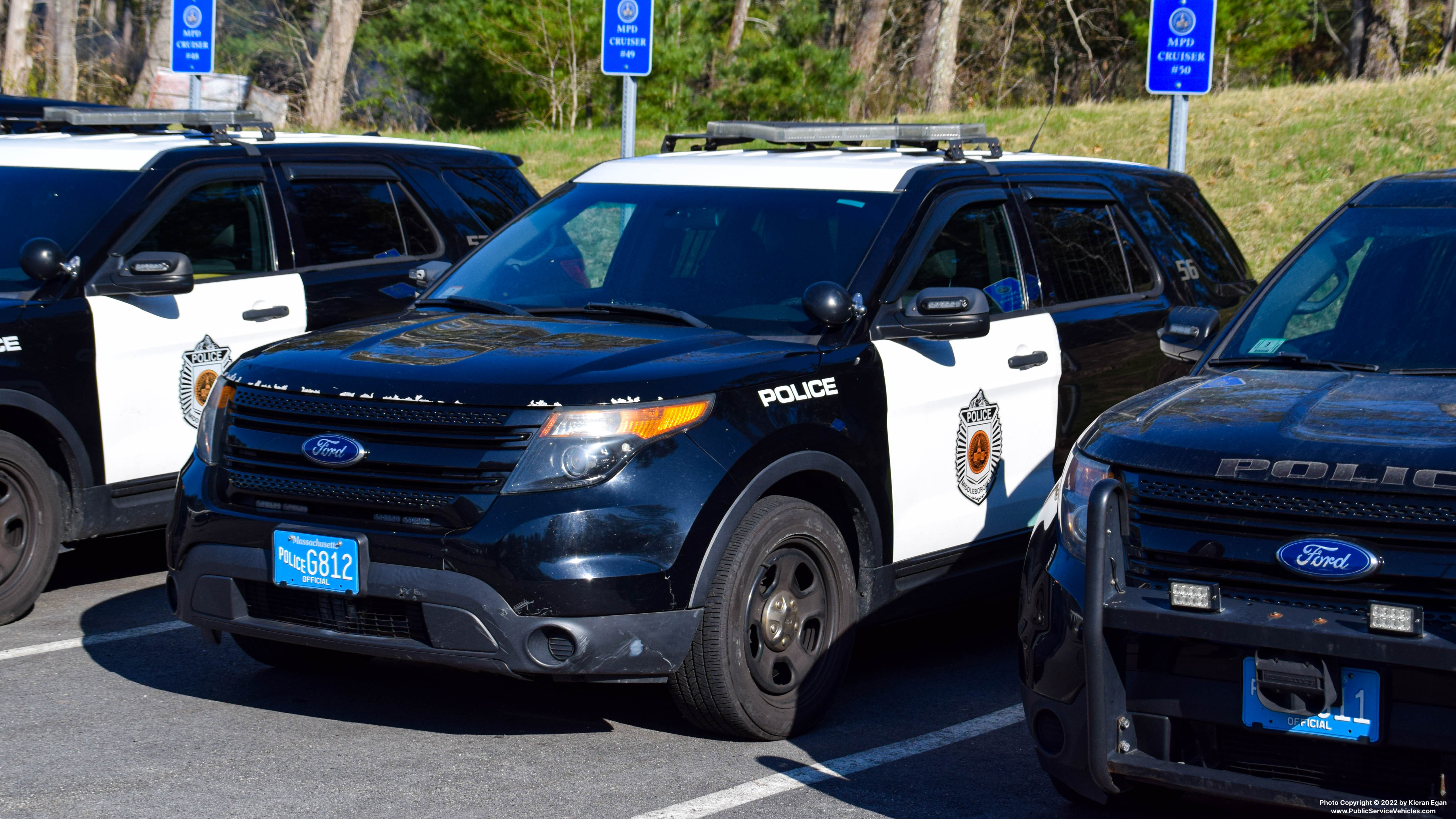 A photo  of Middleborough Police
            Cruiser 56, a 2013-2015 Ford Police Interceptor Utility             taken by Kieran Egan