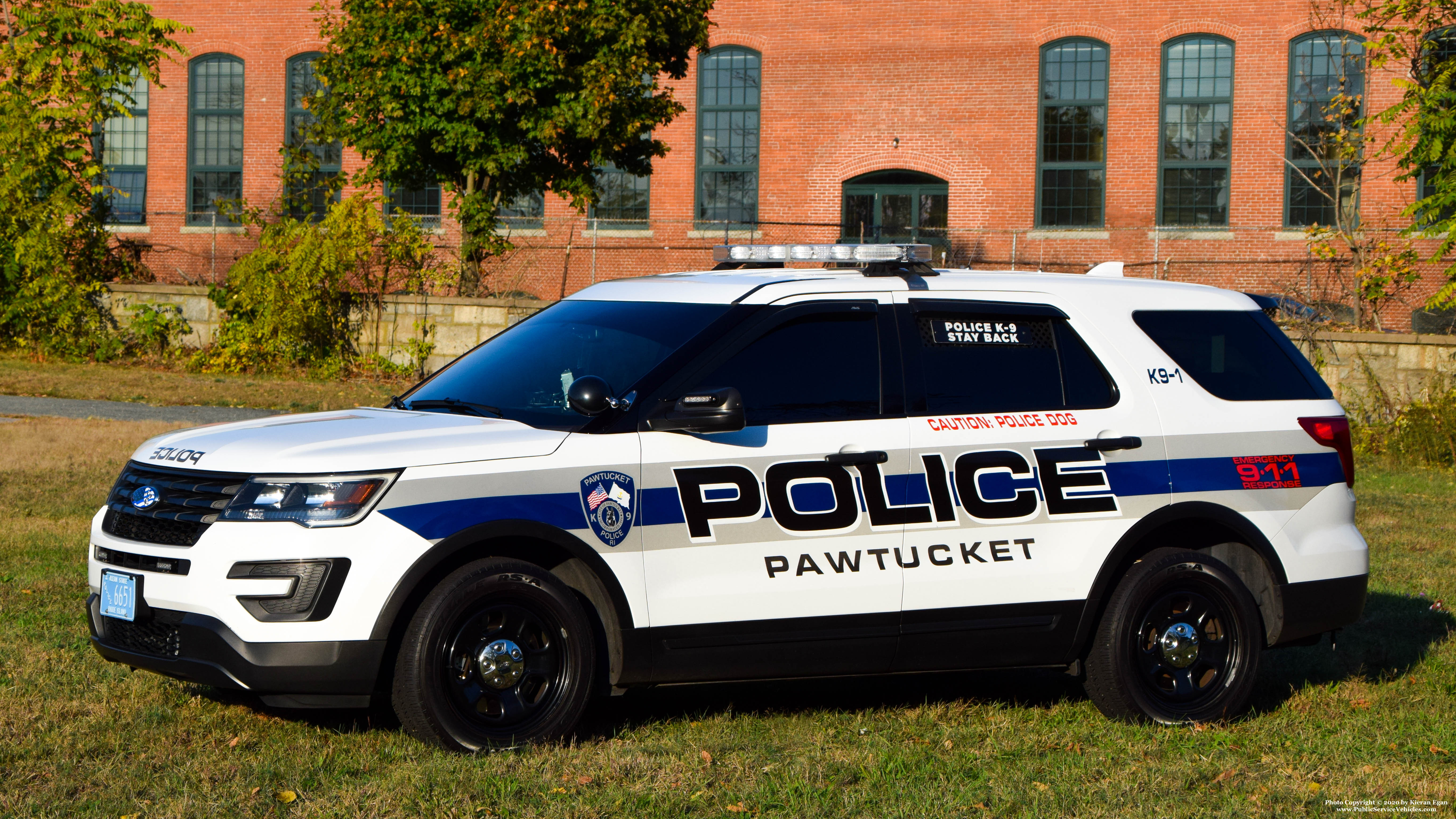 A photo  of Pawtucket Police
            K9-1, a 2016 Ford Police Interceptor Utility             taken by Kieran Egan