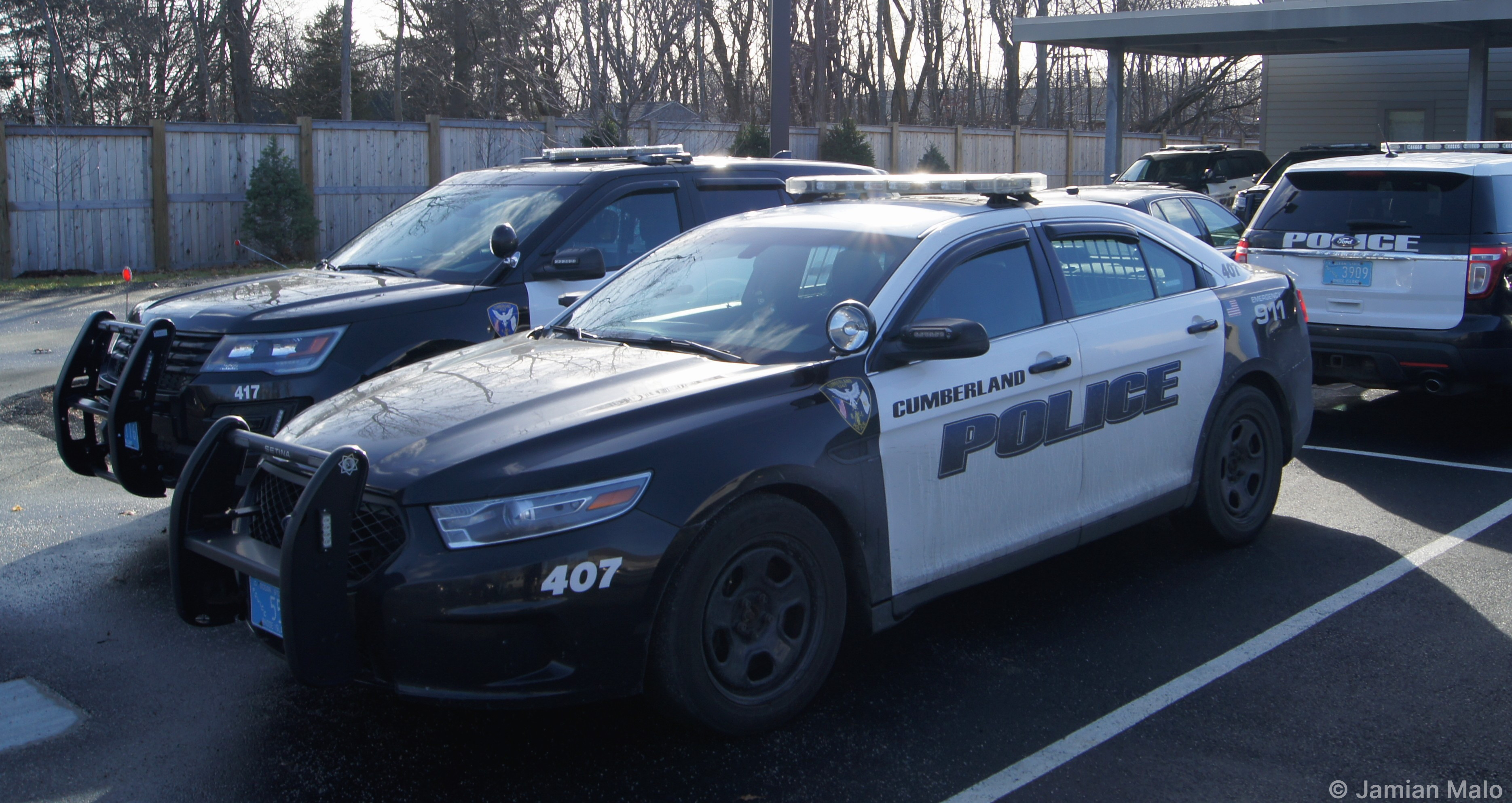 A photo  of Cumberland Police
            Cruiser 407, a 2013-2018 Ford Police Interceptor Sedan             taken by Jamian Malo