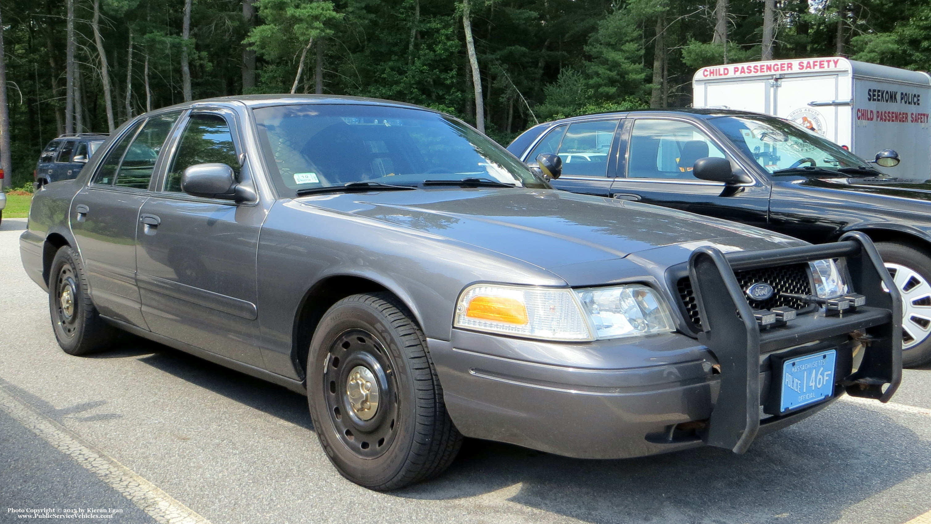 A photo  of Seekonk Police
            Spare/Court Car, a 2003-2005 Ford Crown Victoria Police Interceptor             taken by Kieran Egan