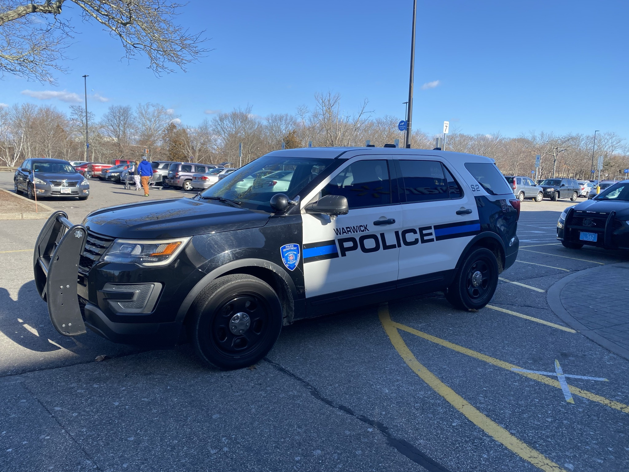 A photo  of Warwick Police
            Cruiser S-2, a 2017 Ford Police Interceptor Utility             taken by @riemergencyvehicles