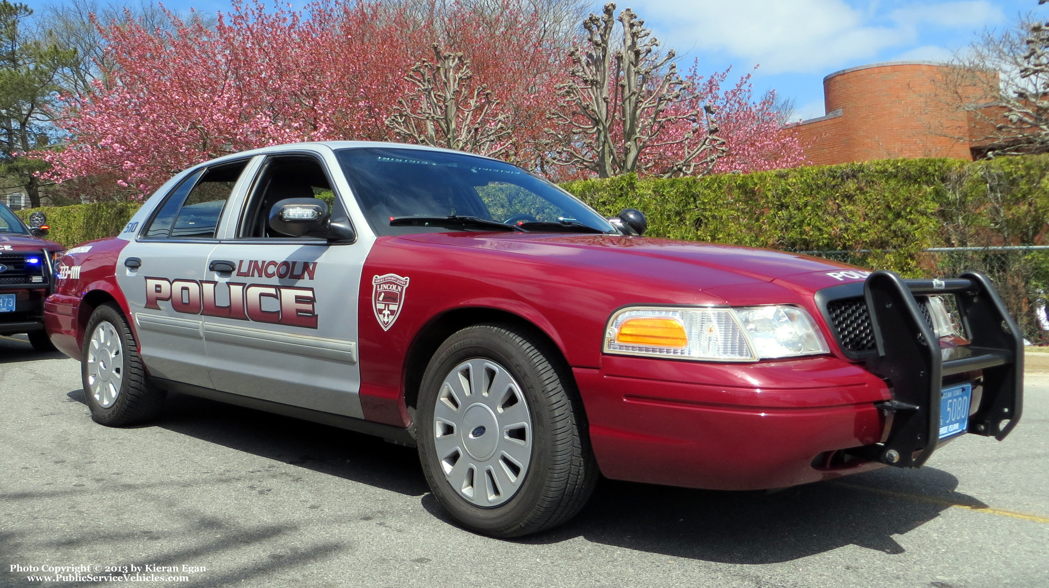 A photo  of Lincoln Police
            Cruiser 510, a 2011 Ford Crown Victoria Police Interceptor             taken by Kieran Egan