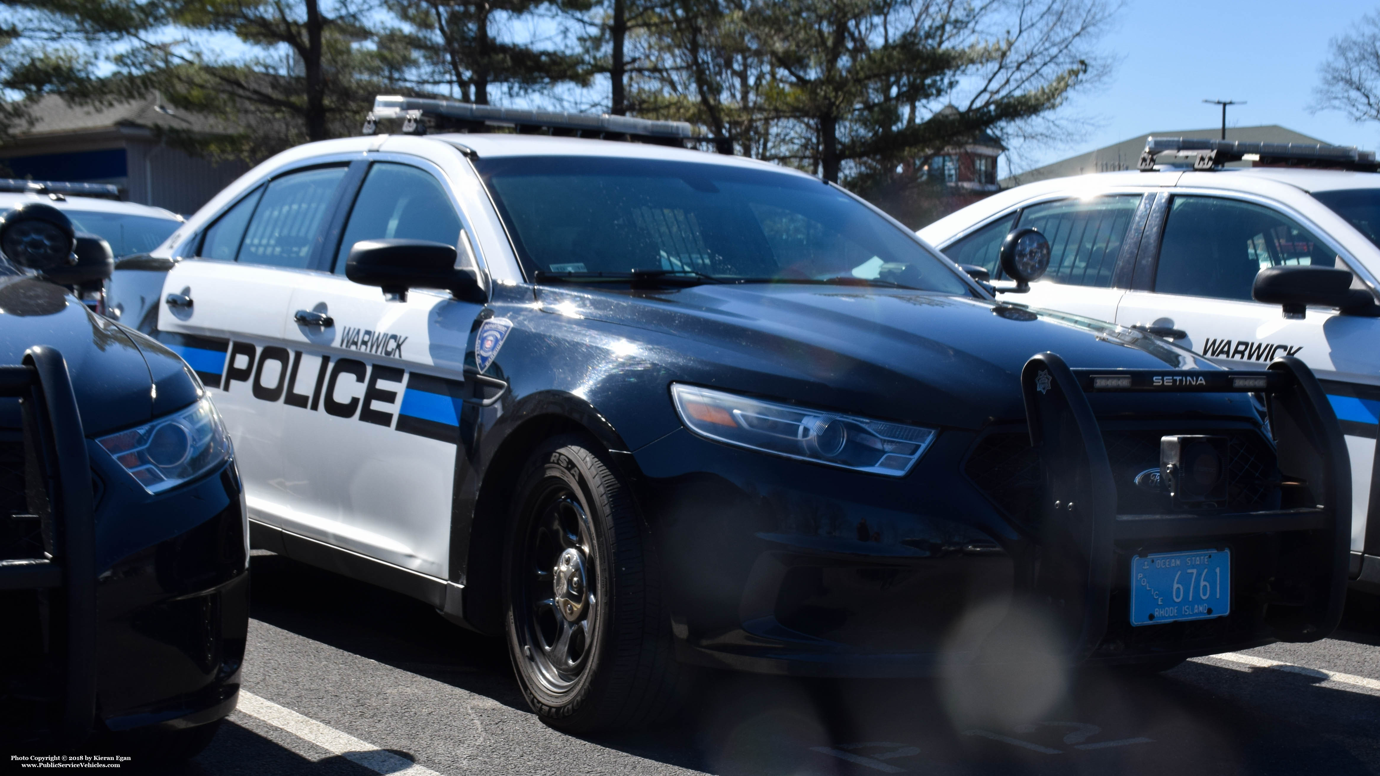 A photo  of Warwick Police
            Cruiser P-12, a 2015 Ford Police Interceptor Sedan             taken by Kieran Egan