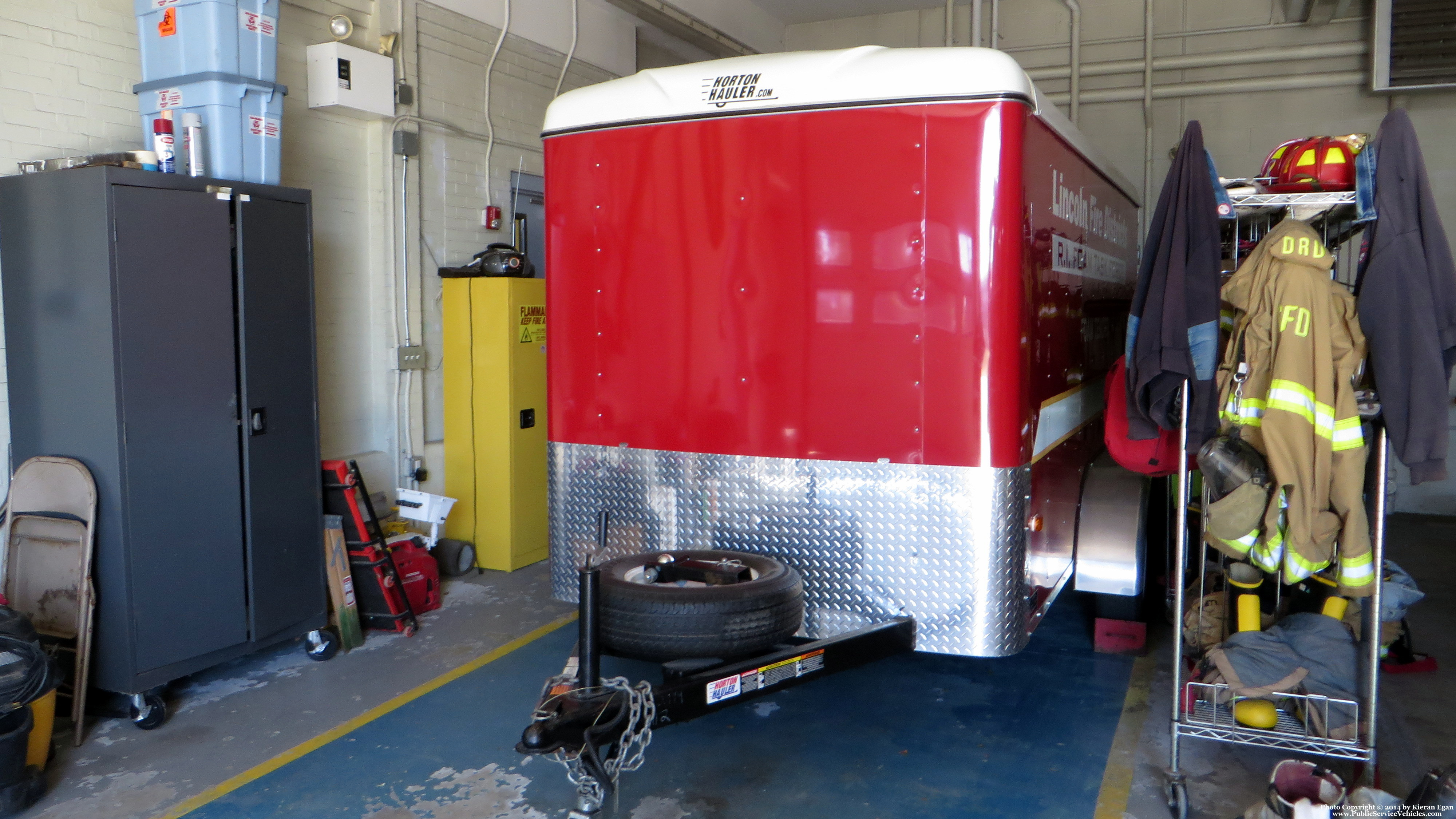 A photo  of Saylesville Fire District
            Foam Trailer, a 1990-2010 Horton Hauler Trailer             taken by Kieran Egan