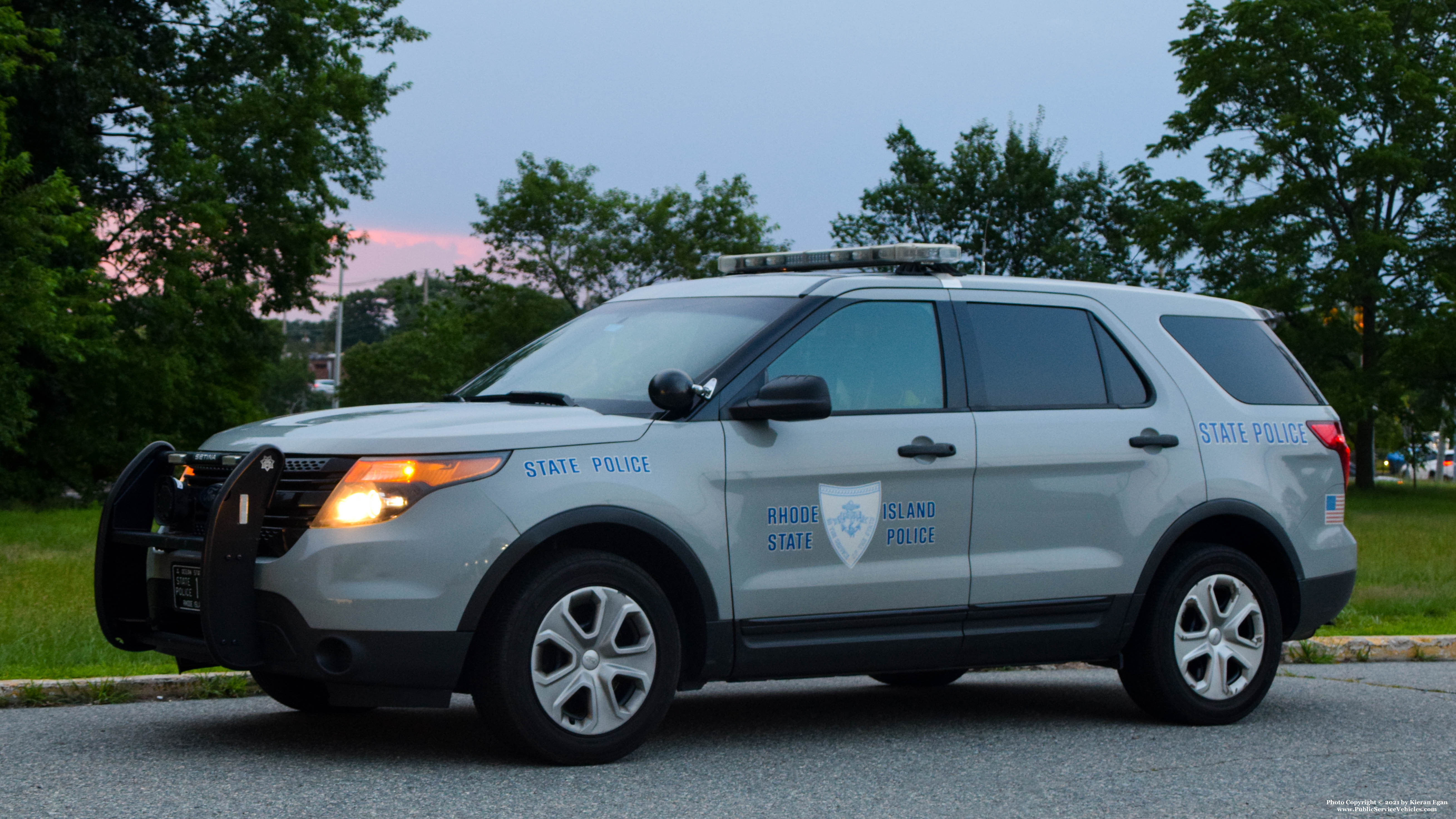 A photo  of Rhode Island State Police
            Cruiser 168, a 2013 Ford Police Interceptor Utility             taken by Kieran Egan