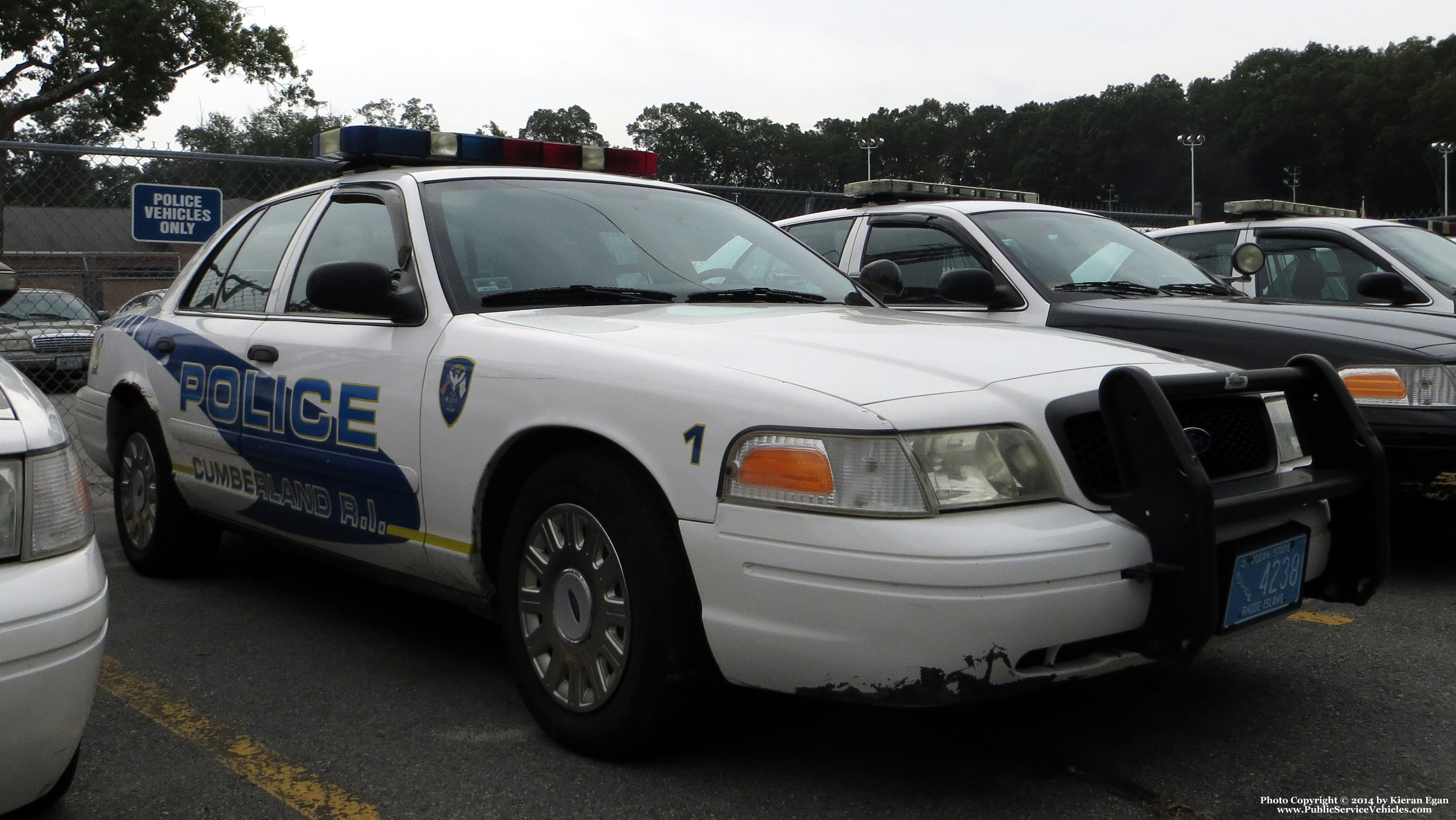 A photo  of Cumberland Police
            Cruiser 1, a 2003-2005 Ford Crown Victoria Police Interceptor             taken by Kieran Egan