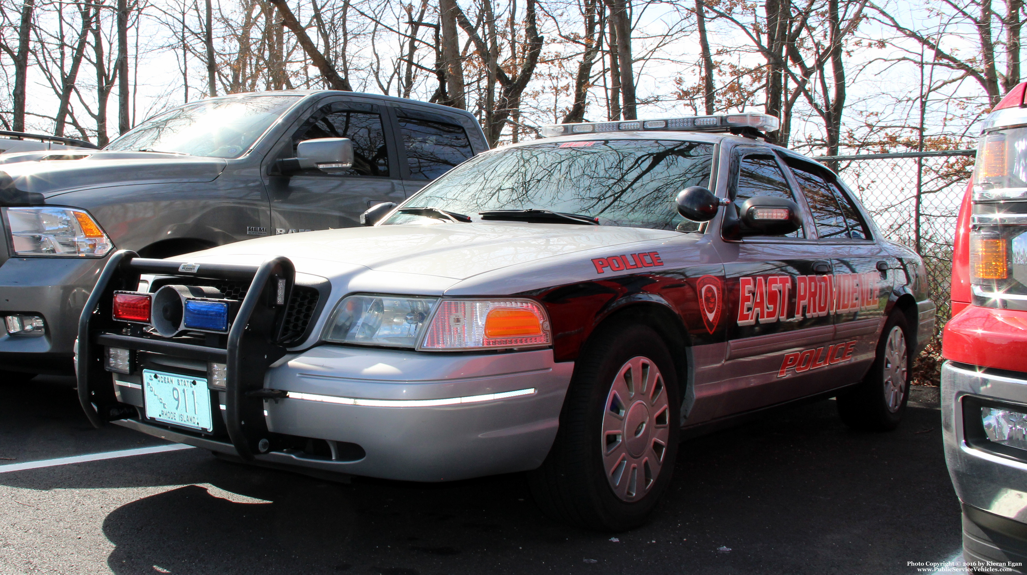 A photo  of East Providence Police
            Car 21, a 2011 Ford Crown Victoria Police Interceptor             taken by Kieran Egan