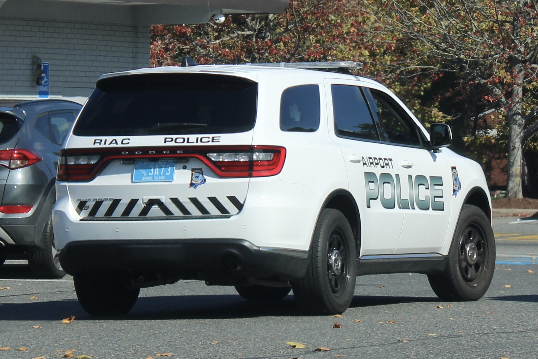 A photo  of Rhode Island Airport Police
            Cruiser 3A73, a 2022 Dodge Durango             taken by @riemergencyvehicles