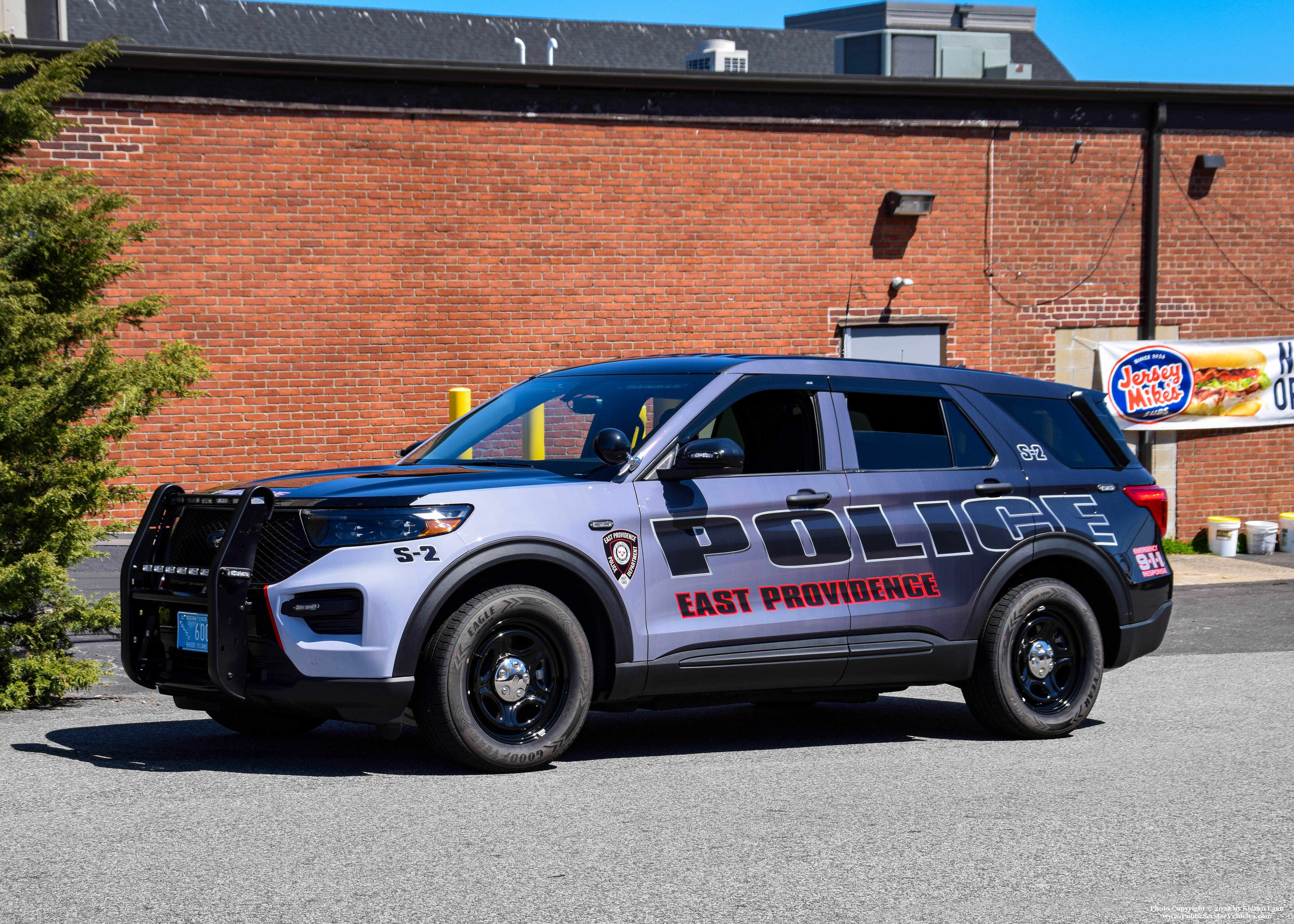 A photo  of East Providence Police
            Supervisor 2, a 2021 Ford Police Interceptor Utility             taken by Kieran Egan