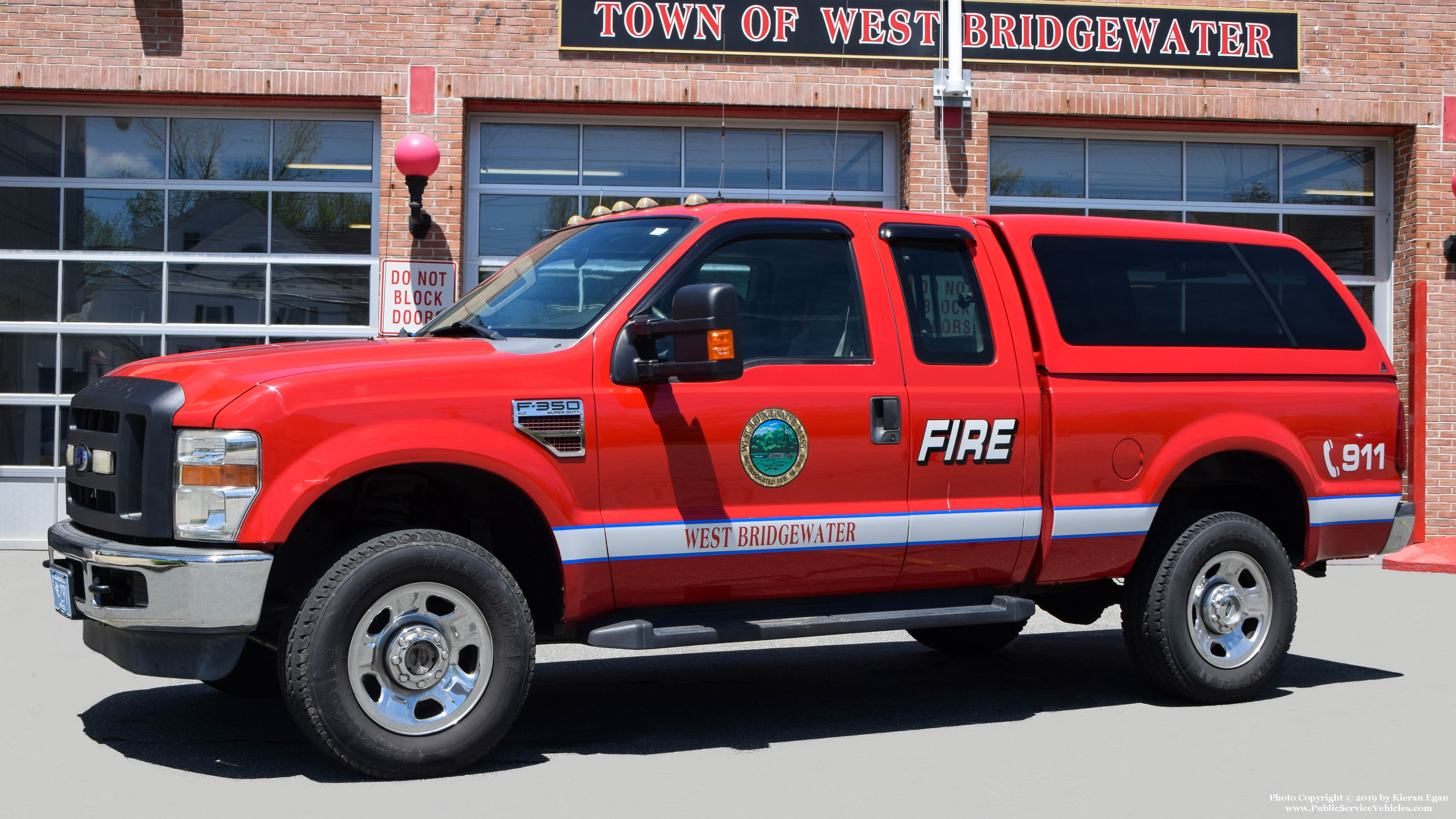 A photo  of West Bridgewater Fire
            Car 3, a 2008 Ford F-350 Super Cab             taken by Kieran Egan