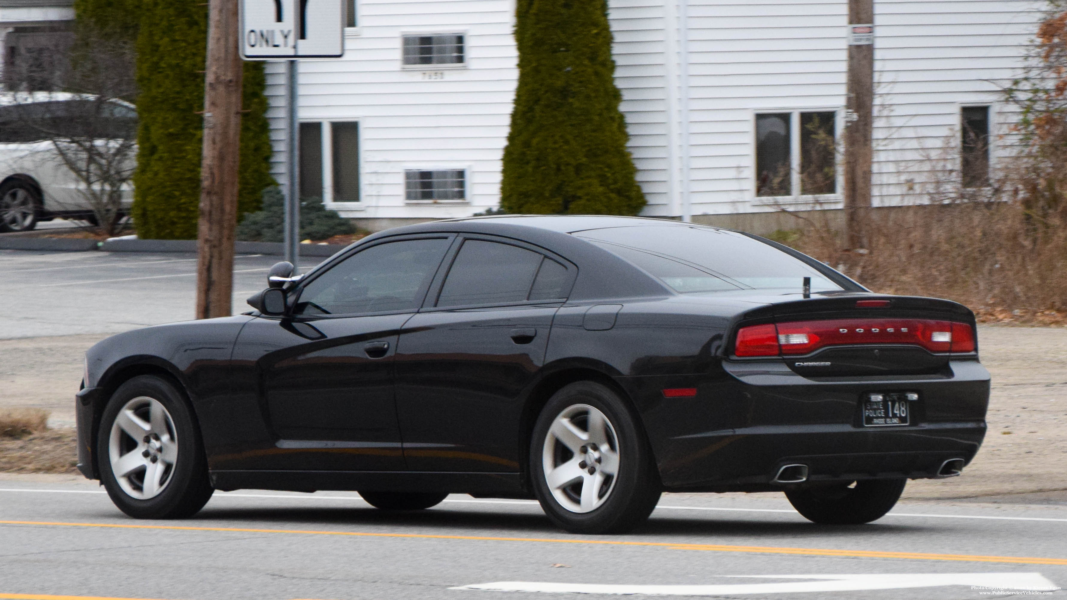 A photo  of Rhode Island State Police
            Cruiser 148, a 2013 Dodge Charger             taken by Kieran Egan