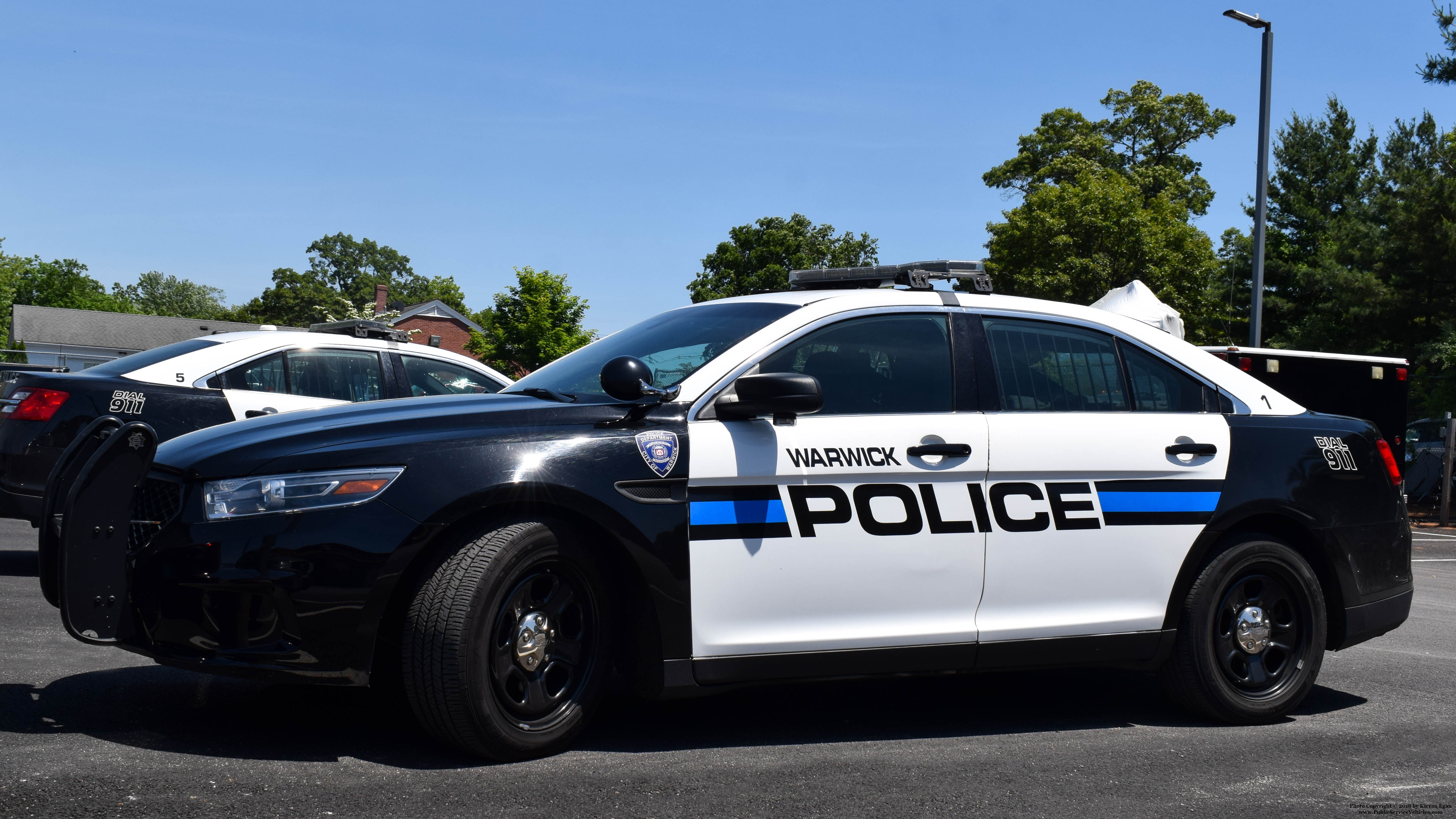 A photo  of Warwick Police
            Cruiser P-1, a 2015 Ford Police Interceptor Sedan             taken by Kieran Egan