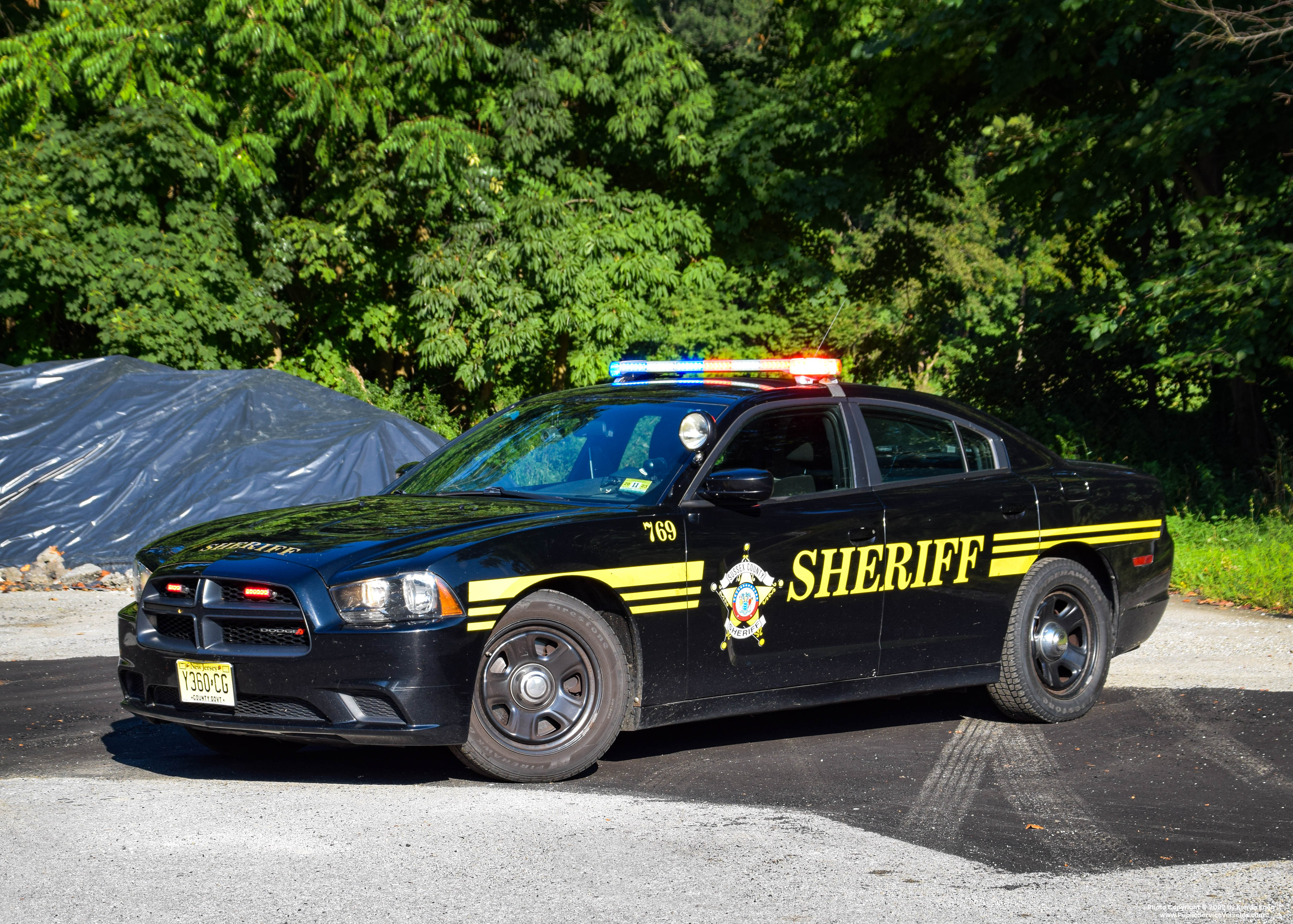 A photo  of Sussex County Sheriff
            Cruiser 769, a 2014 Dodge Charger             taken by Kieran Egan