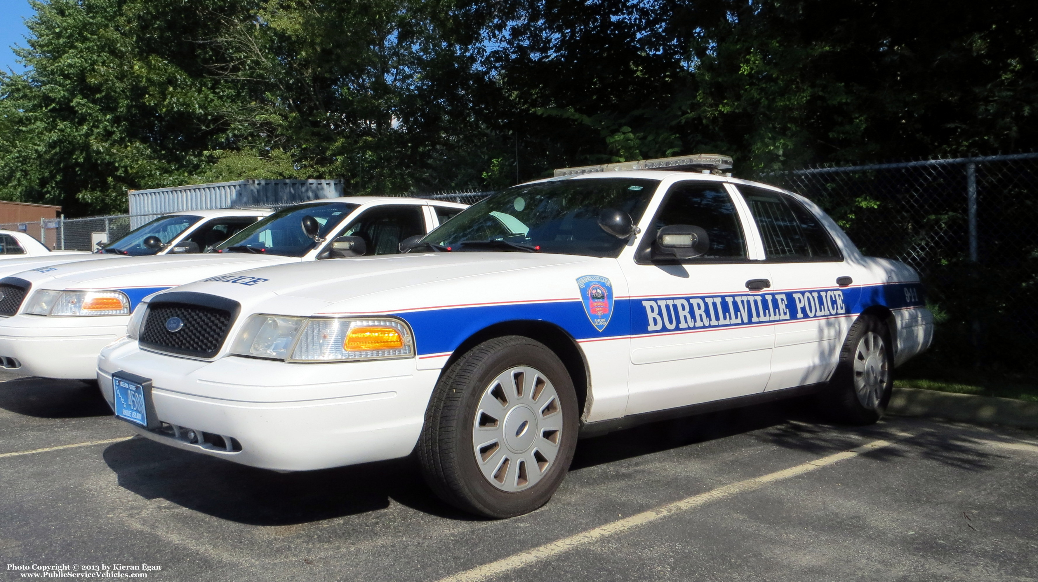 A photo  of Burrillville Police
            Cruiser 4588, a 2006-2008 Ford Crown Victoria Police Interceptor             taken by Kieran Egan