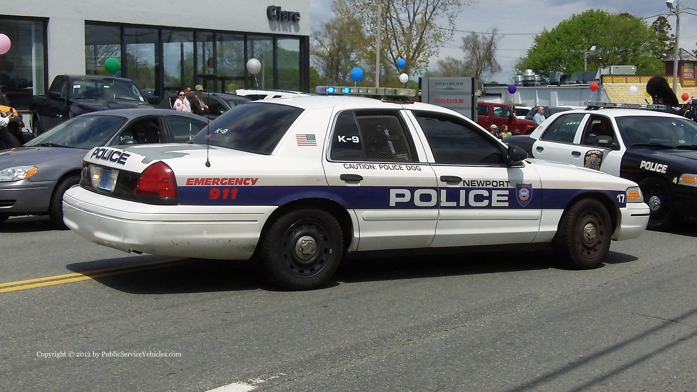 A photo  of Newport Police
            Car 17, a 2003-2005 Ford Crown Victoria Police Interceptor             taken by Kieran Egan