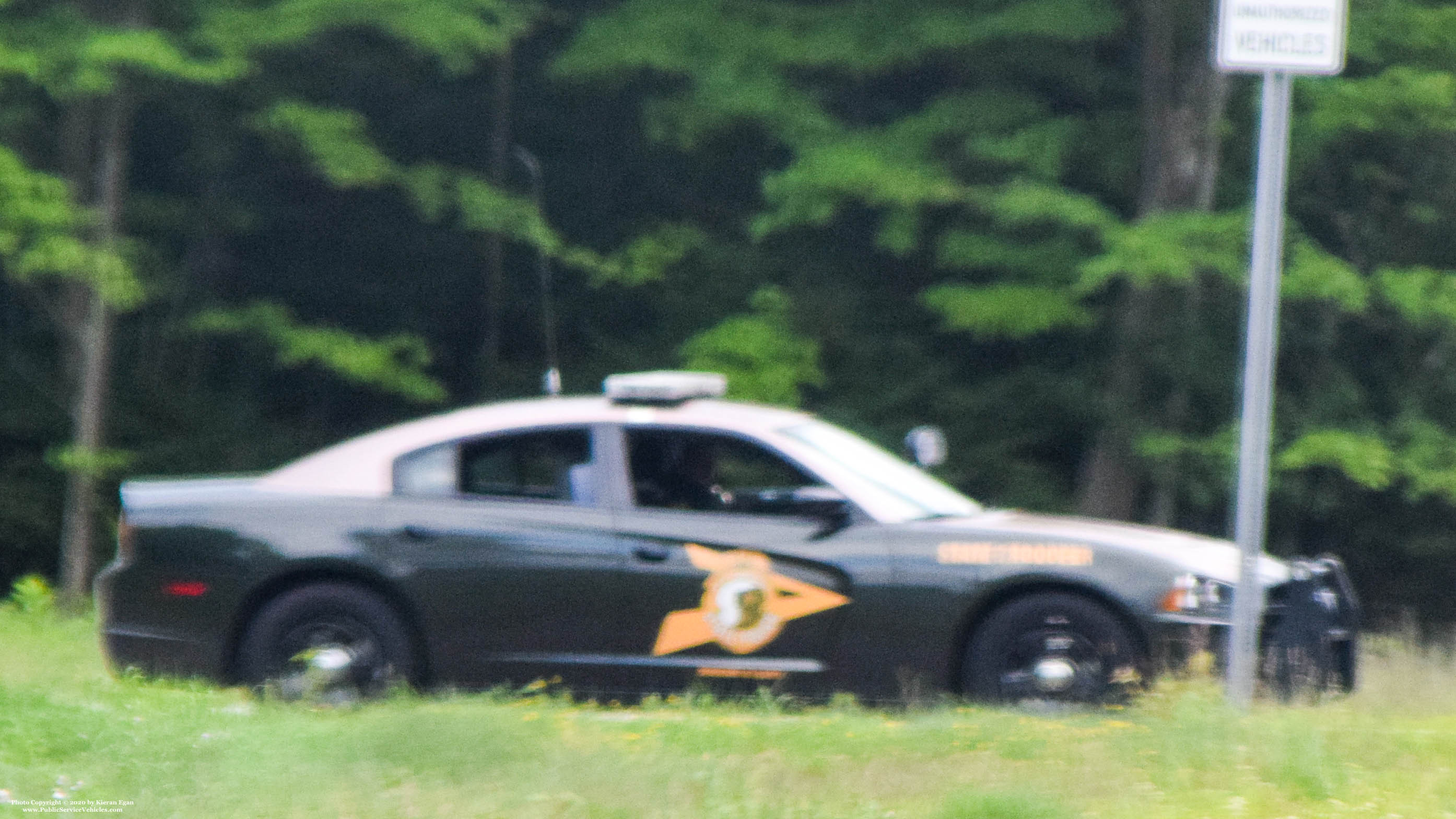 A photo  of New Hampshire State Police
            Cruiser 430, a 2011-2014 Dodge Charger             taken by Kieran Egan