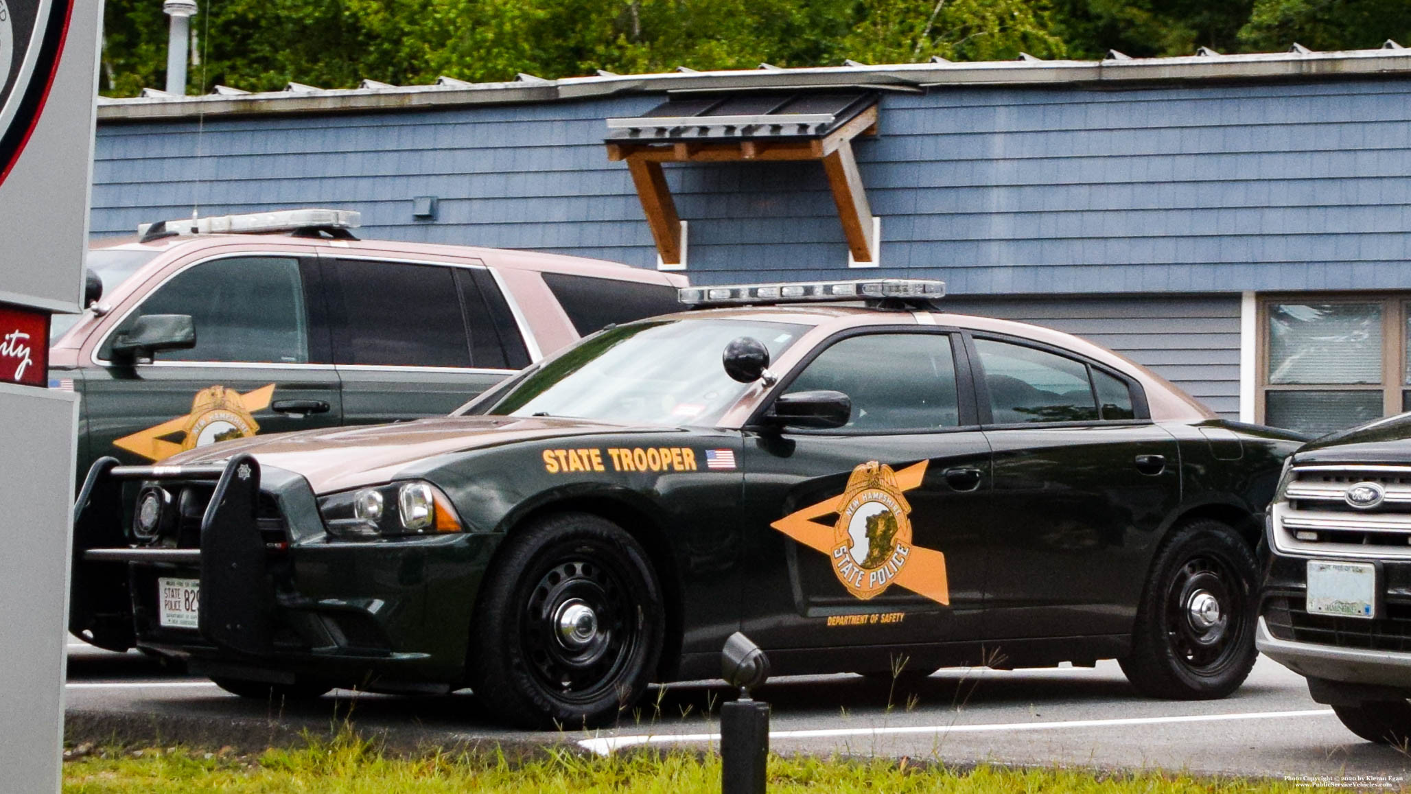 A photo  of New Hampshire State Police
            Cruiser 829, a 2014 Dodge Charger             taken by Kieran Egan