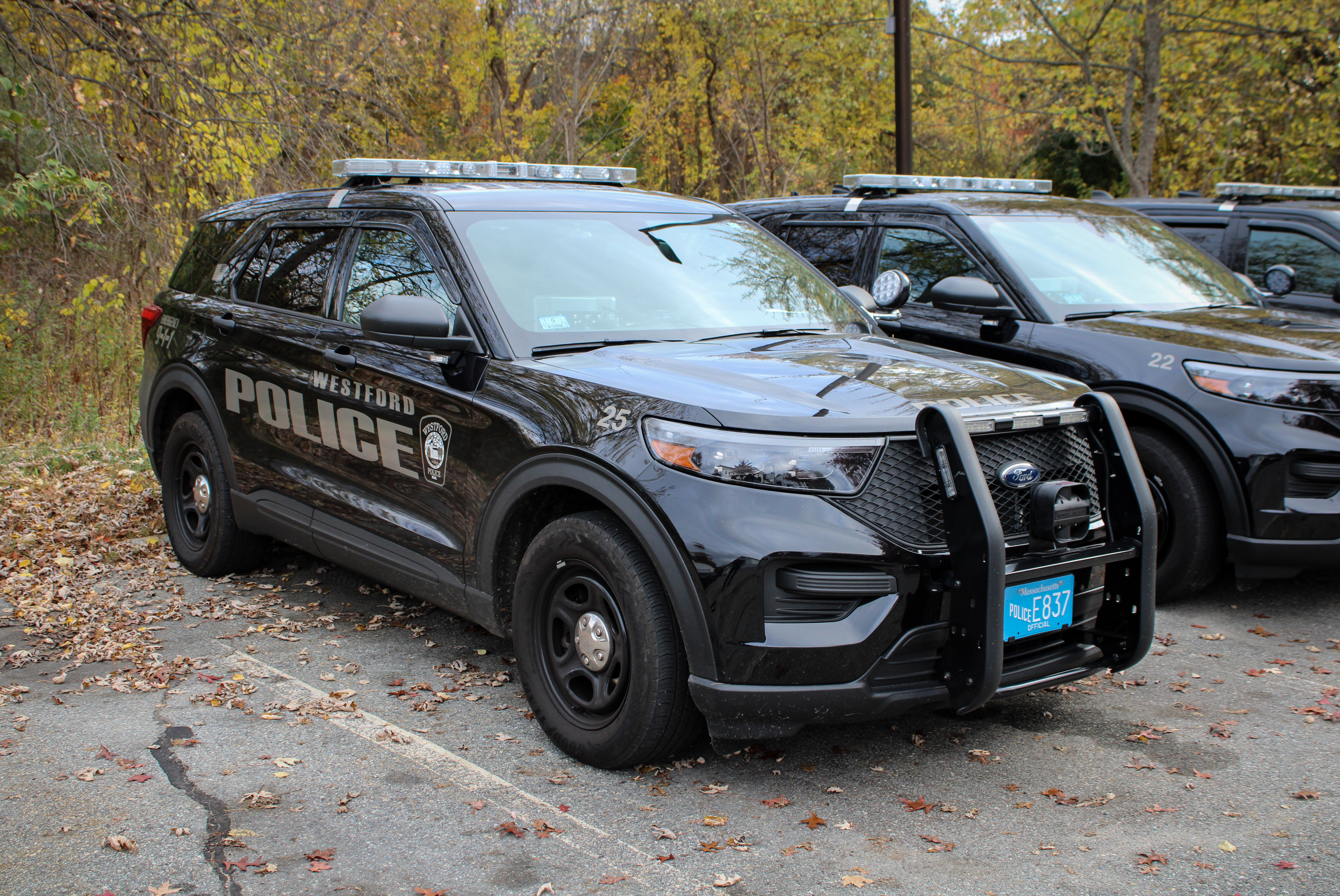 A photo  of Westford Police
            Cruiser 25, a 2020 Ford Police Interceptor Utility             taken by Nicholas You