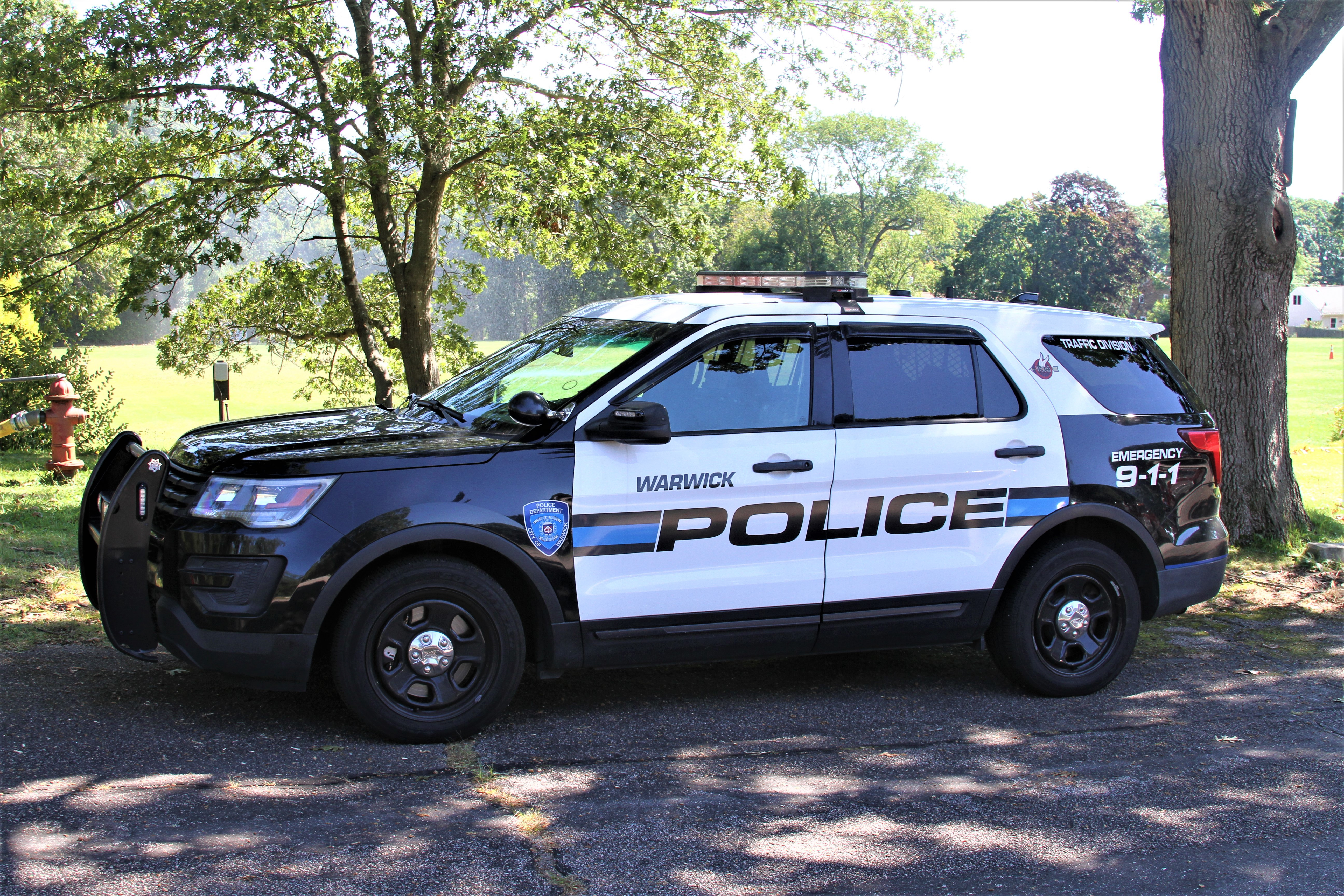 A photo  of Warwick Police
            Cruiser T-34, a 2016 Ford Police Interceptor Utility             taken by Richard Schmitter