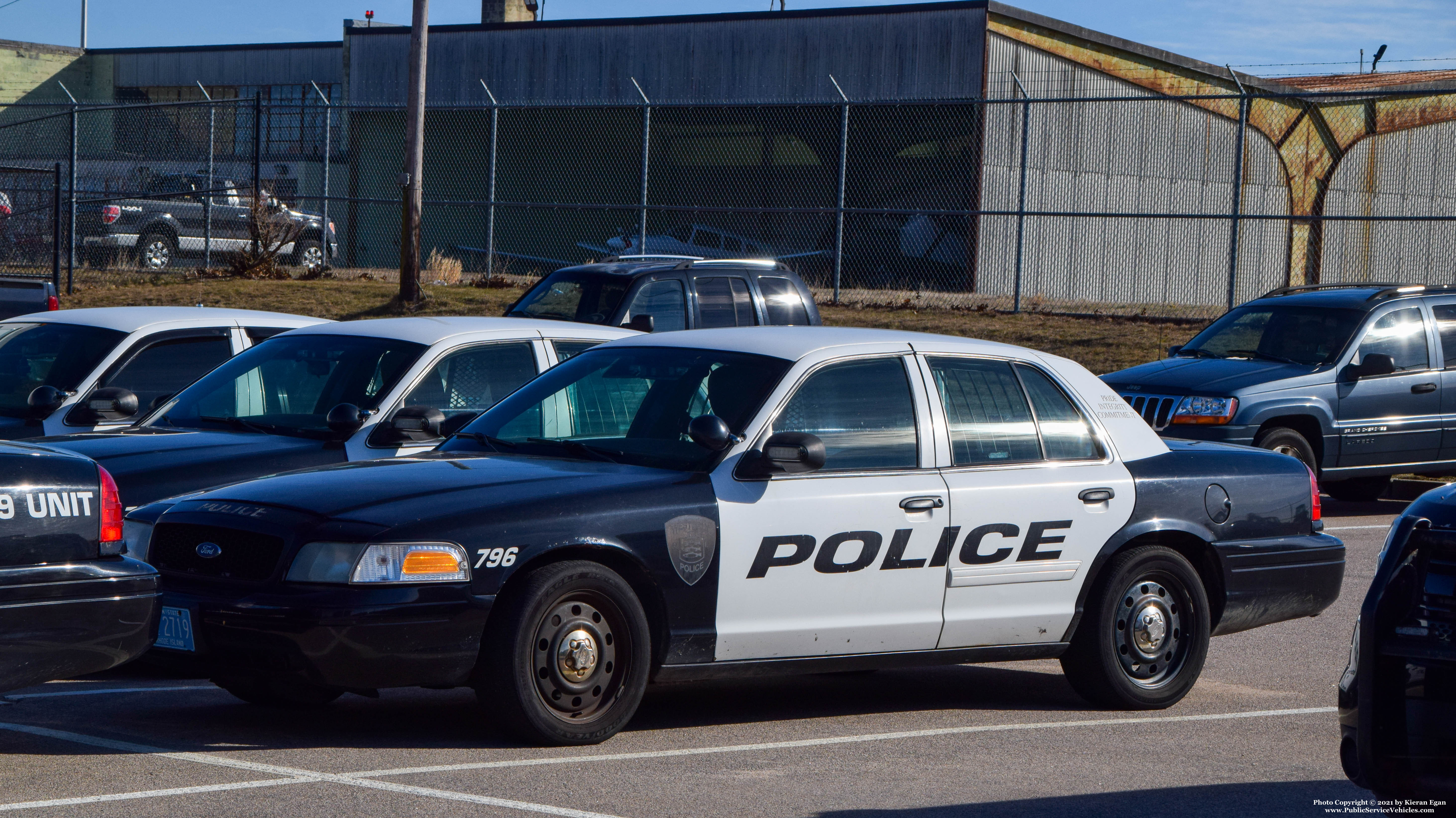 A photo  of Westerly Police
            Cruiser 796, a 2009-2011 Ford Crown Victoria Police Interceptor             taken by Kieran Egan