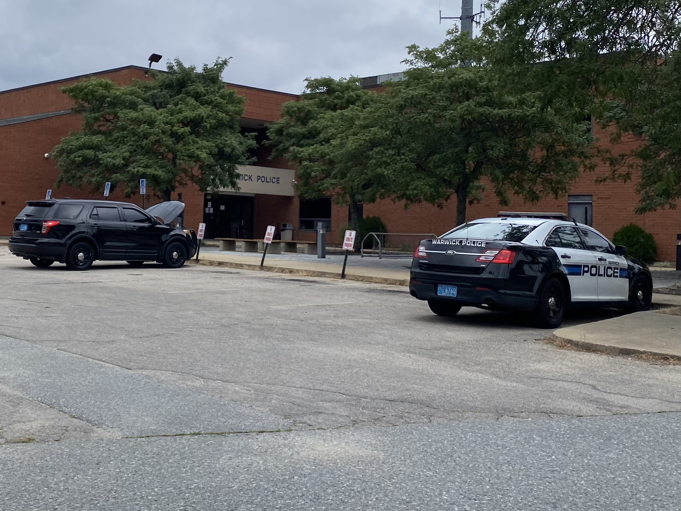 A photo  of Warwick Police
            Cruiser P-1, a 2015 Ford Police Interceptor Sedan             taken by @riemergencyvehicles