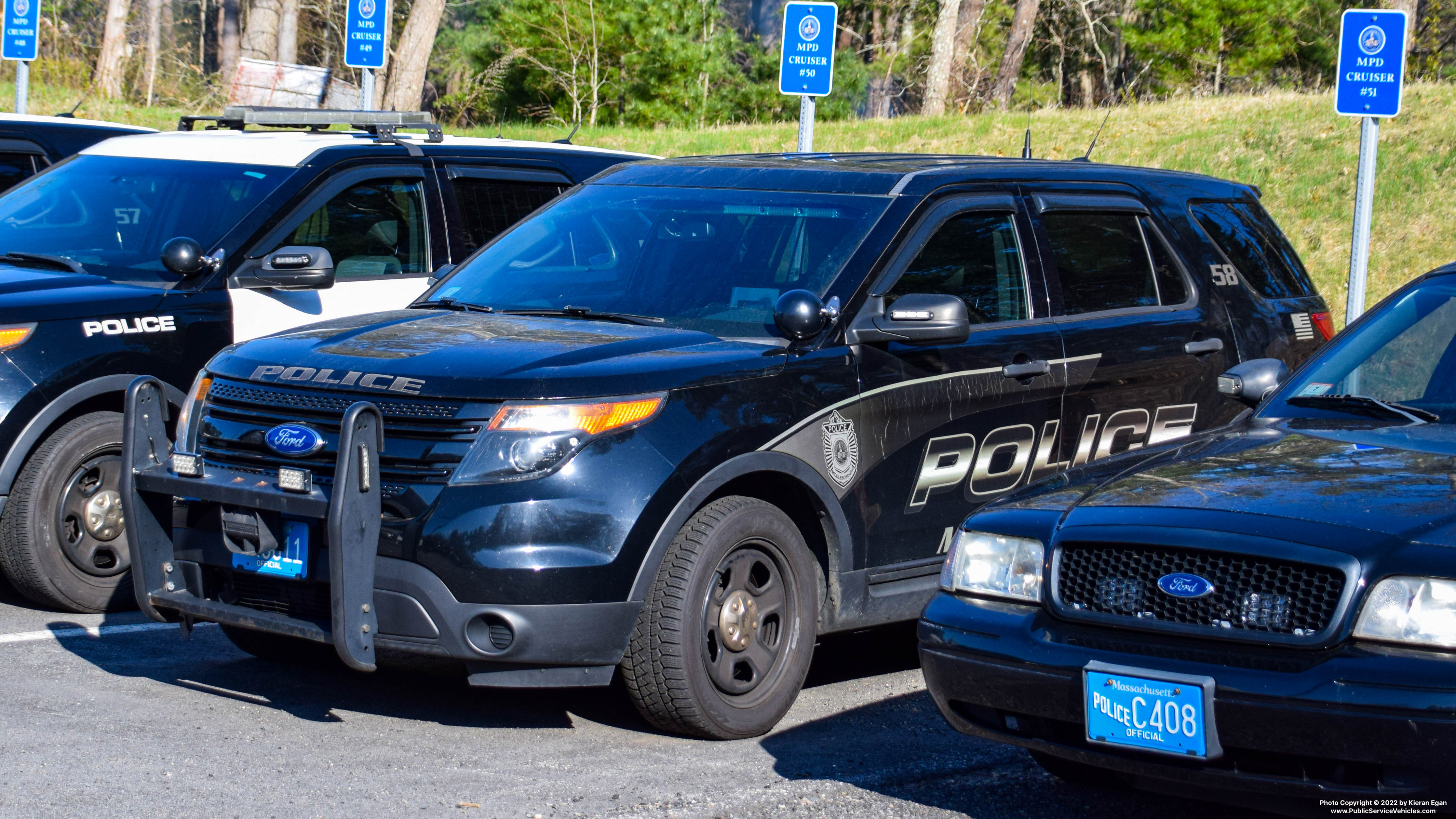 A photo  of Middleborough Police
            Cruiser 58, a 2015 Ford Police Interceptor Utility             taken by Kieran Egan