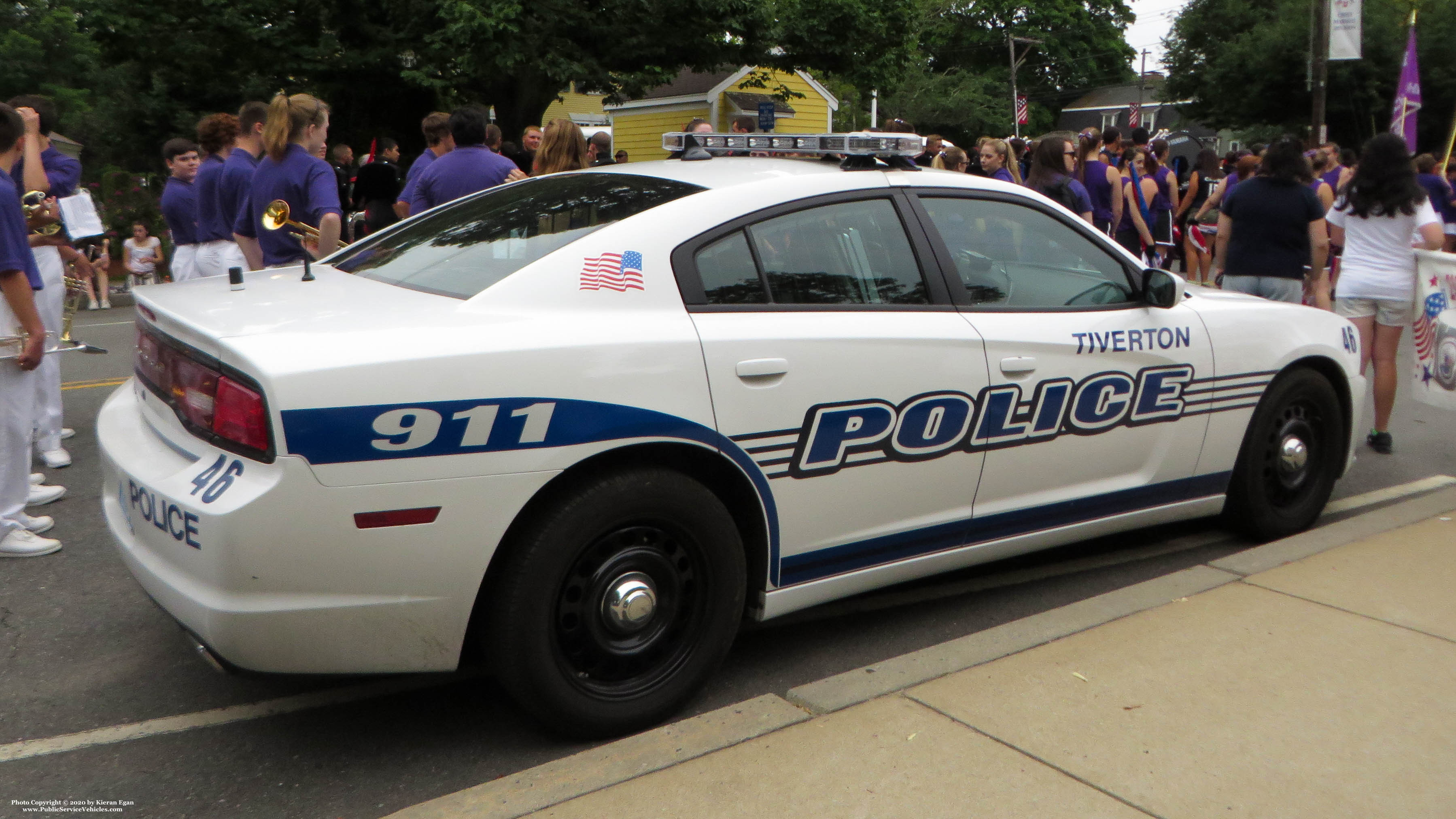 A photo  of Tiverton Police
            Car 46, a 2014 Dodge Charger             taken by Kieran Egan