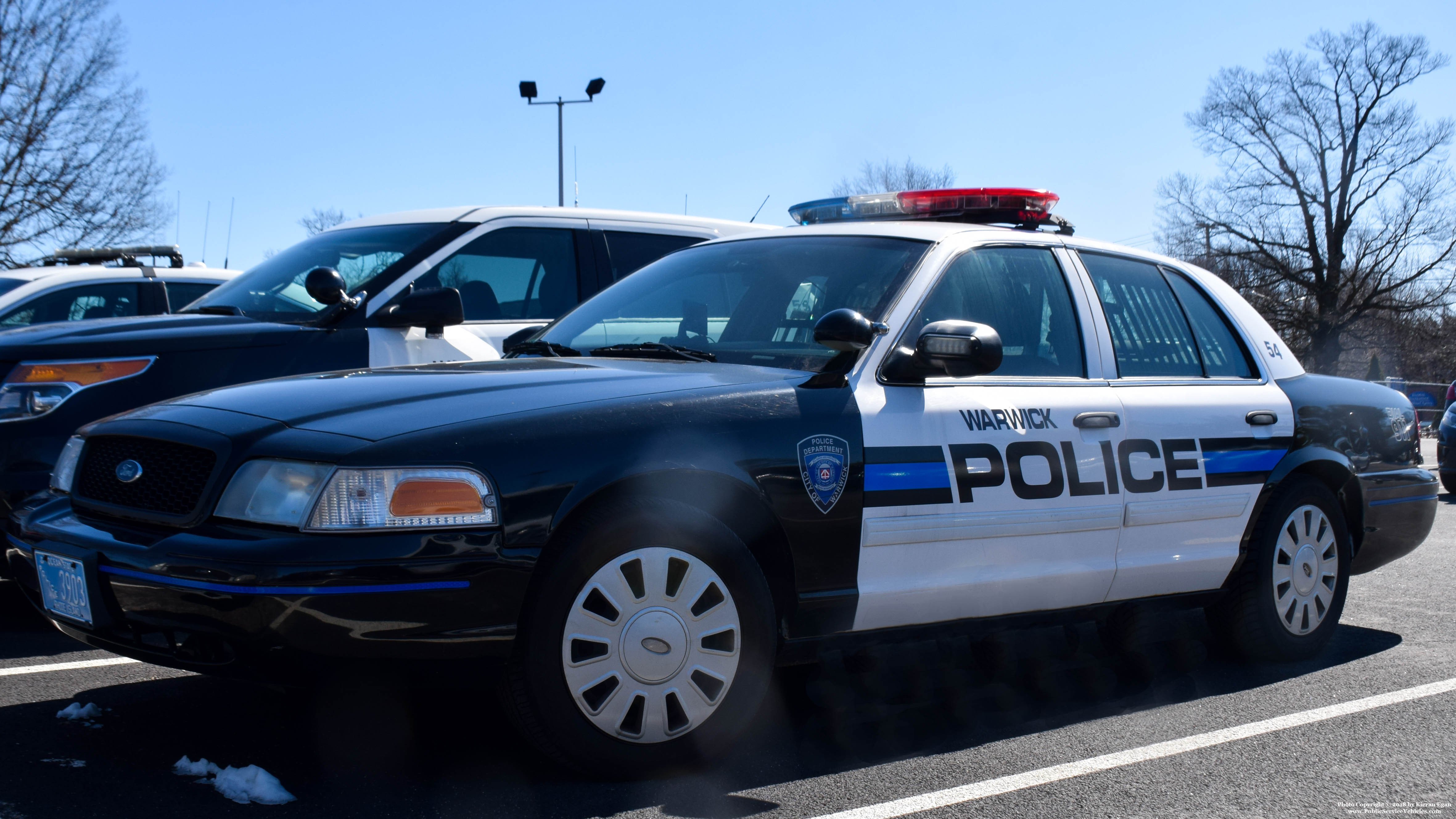 A photo  of Warwick Police
            Car 54, a 2009-2011 Ford Crown Victoria Police Interceptor             taken by Kieran Egan