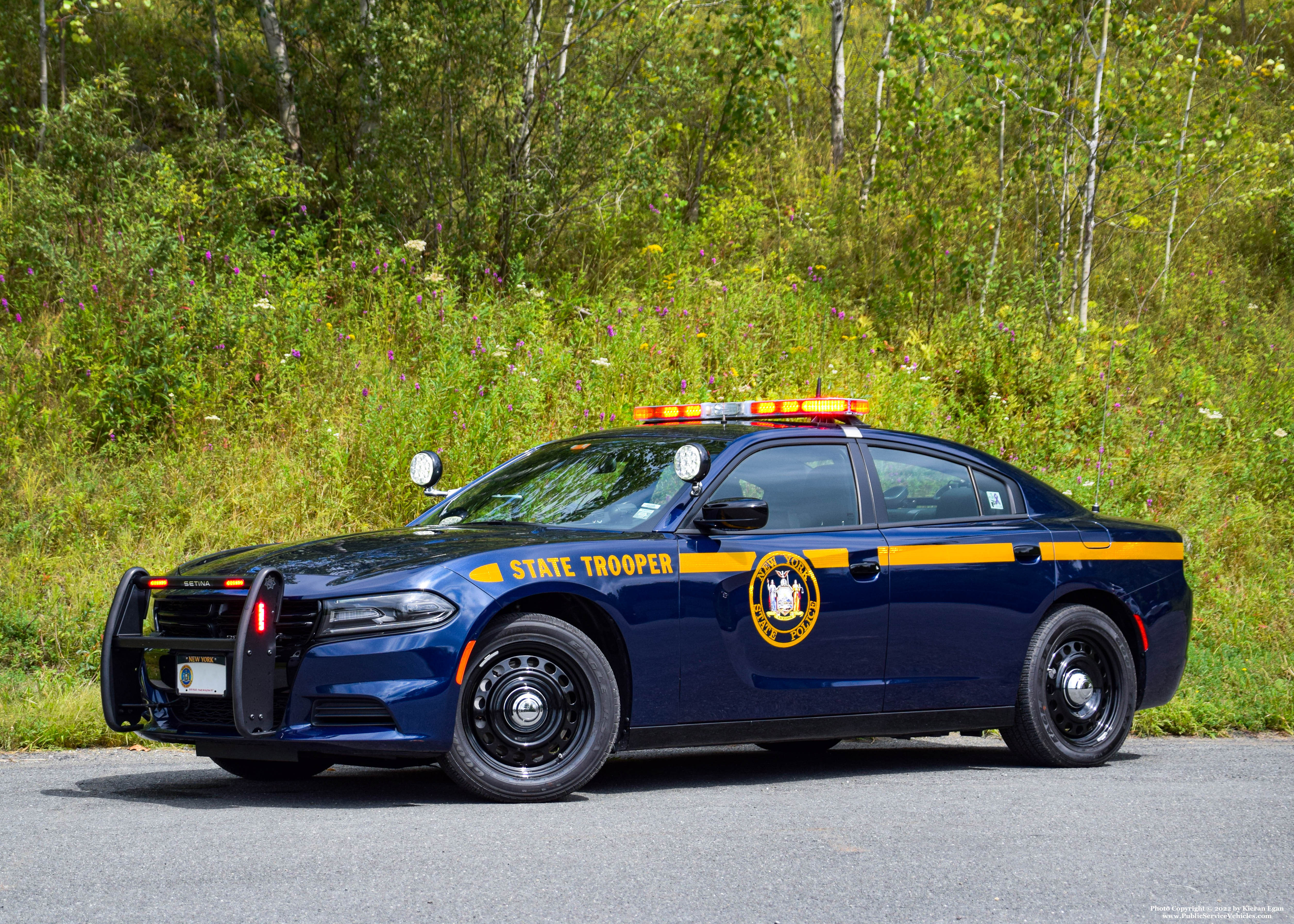 A photo  of New York State Police
            Patrol Unit, a 2021 Dodge Charger             taken by Kieran Egan