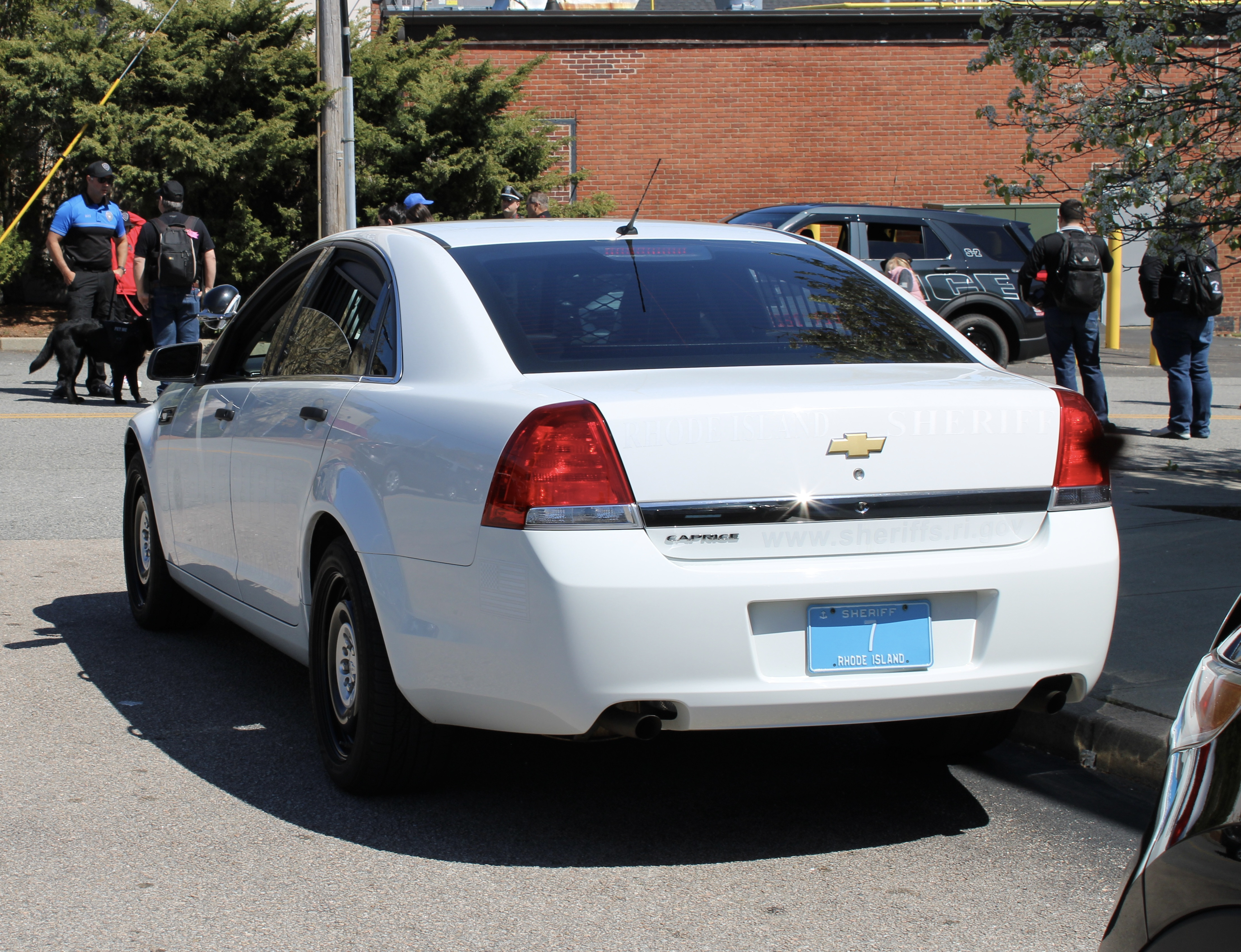 A photo  of Rhode Island Division of Sheriffs
            Cruiser 7, a 2016 Chevrolet Caprice             taken by @riemergencyvehicles