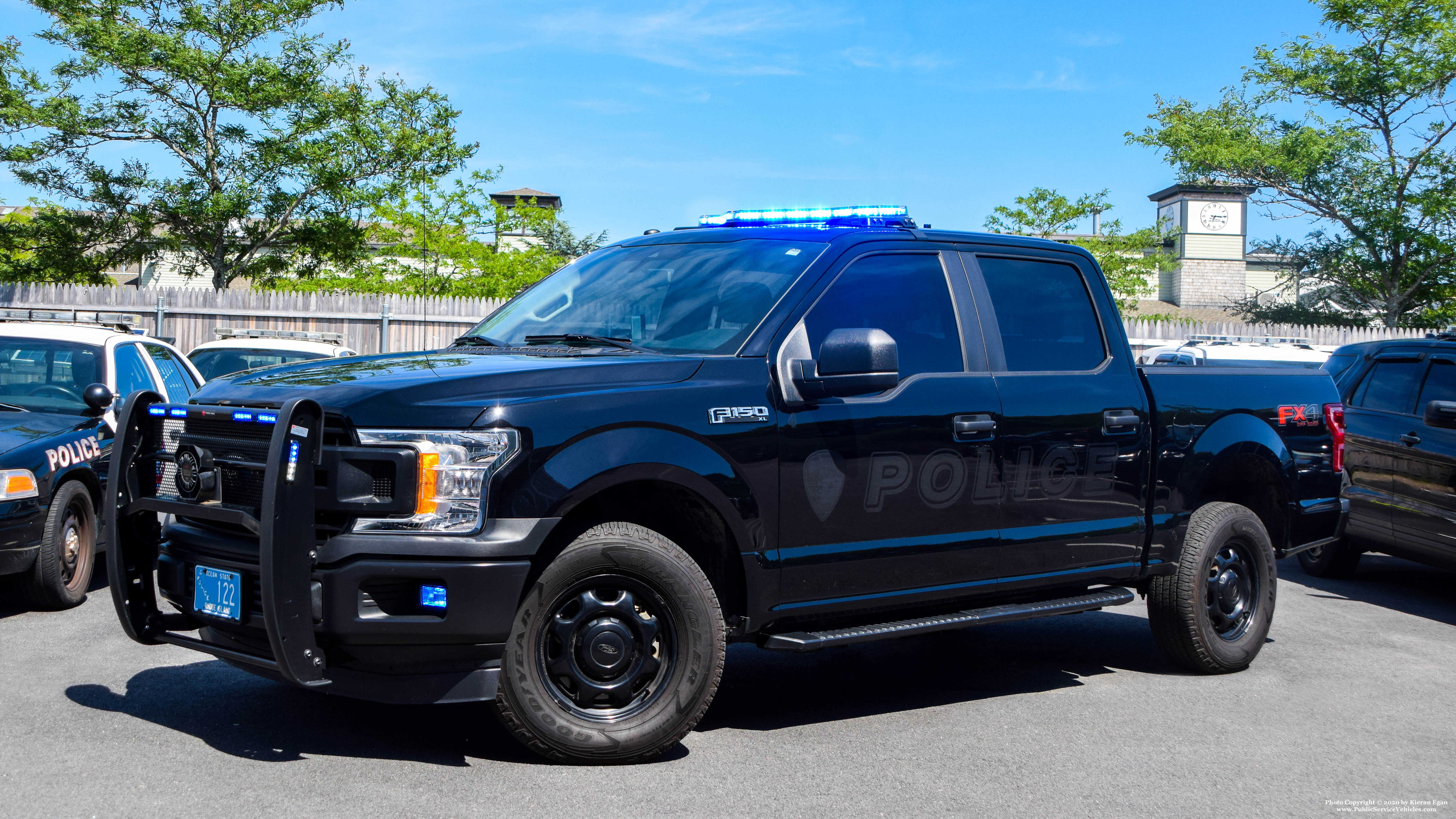 A photo  of Narragansett Police
            Car 4, a 2019 Ford F-150             taken by Kieran Egan