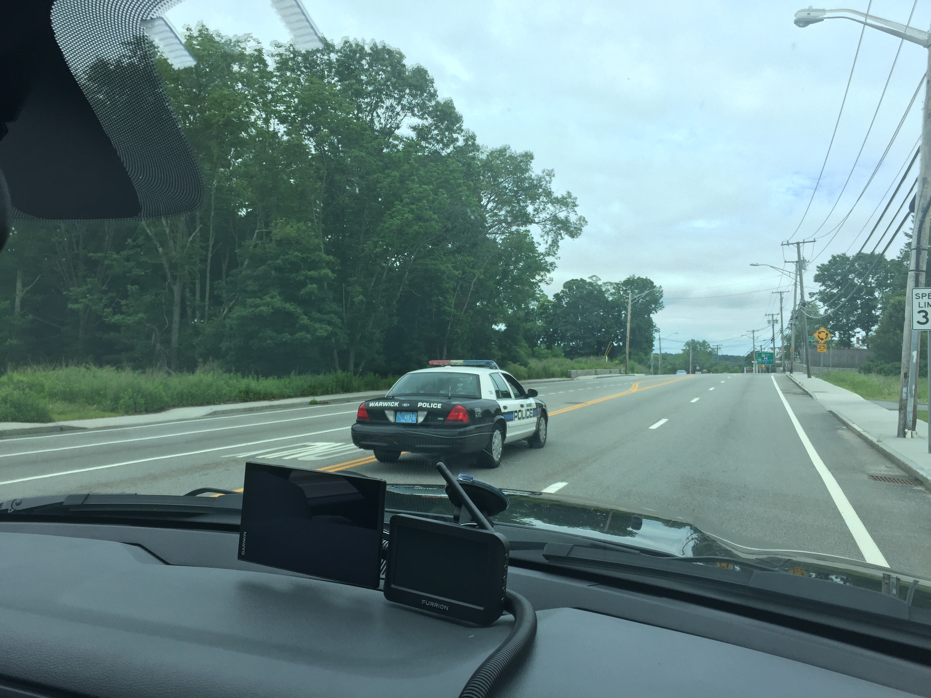 A photo  of Warwick Police
            Cruiser R-38, a 2011 Ford Crown Victoria Police Interceptor             taken by @riemergencyvehicles