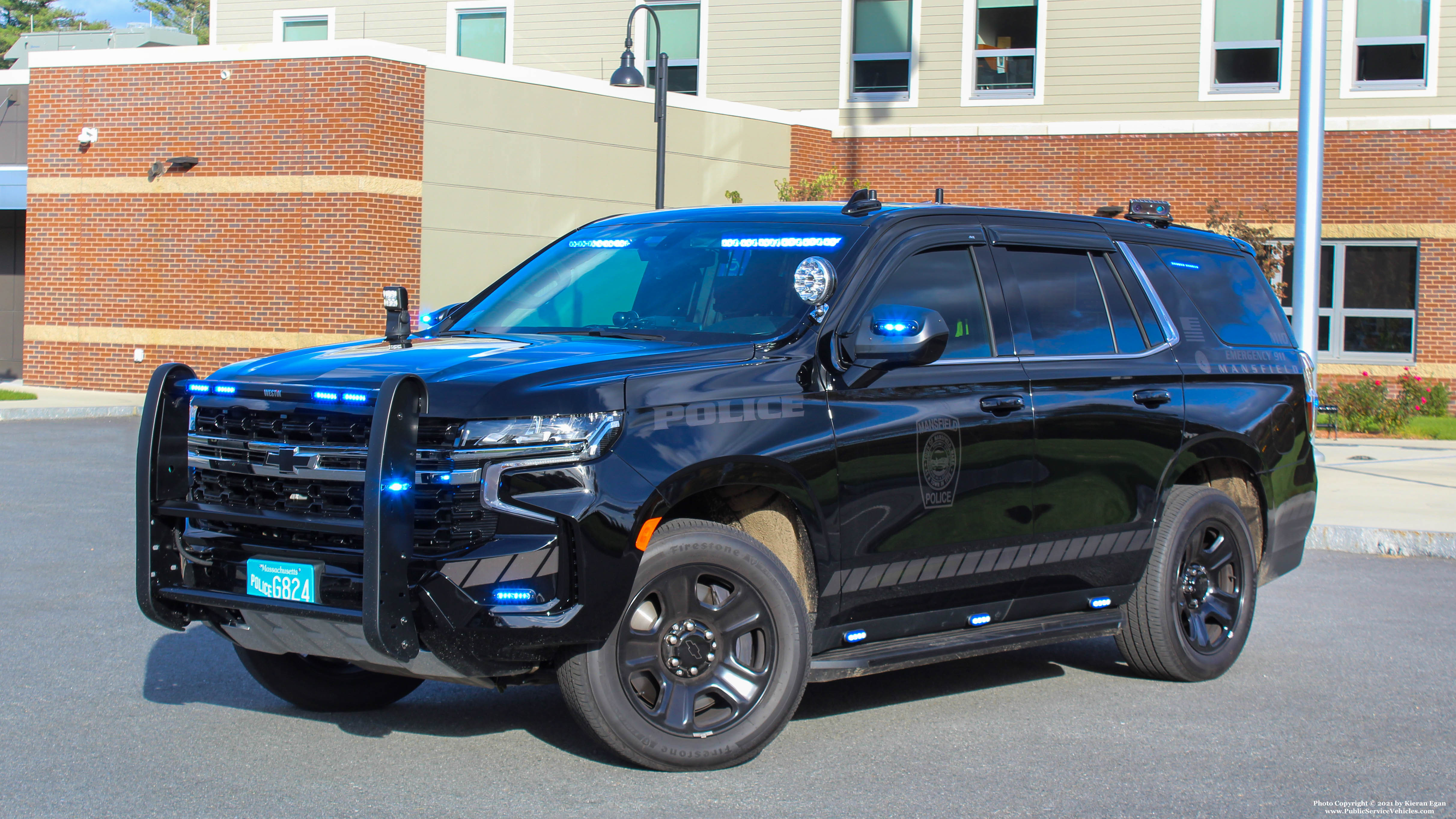 A photo  of Mansfield Police
            M10, a 2021 Chevrolet Tahoe             taken by Kieran Egan
